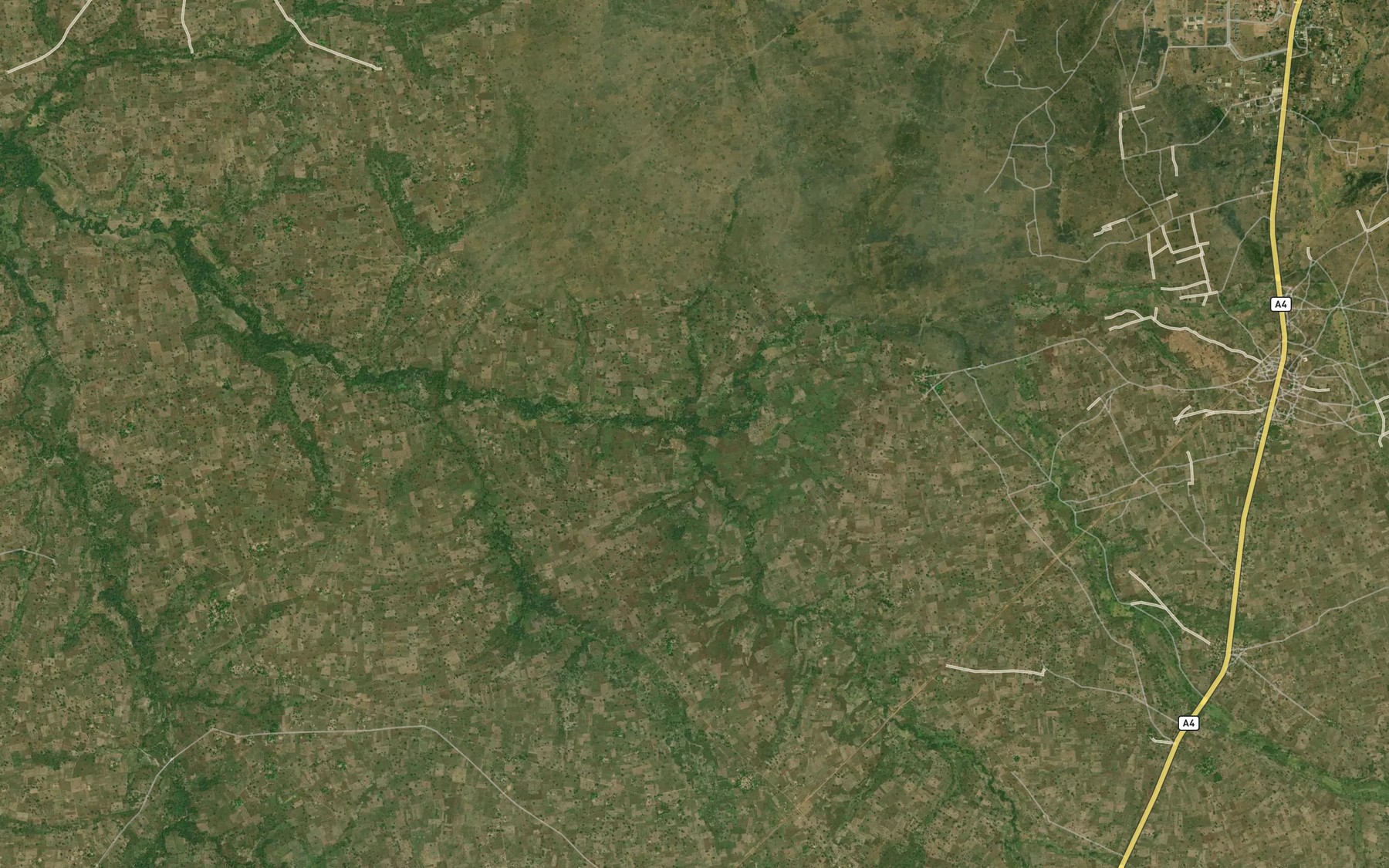 Satellite map of the River Bar