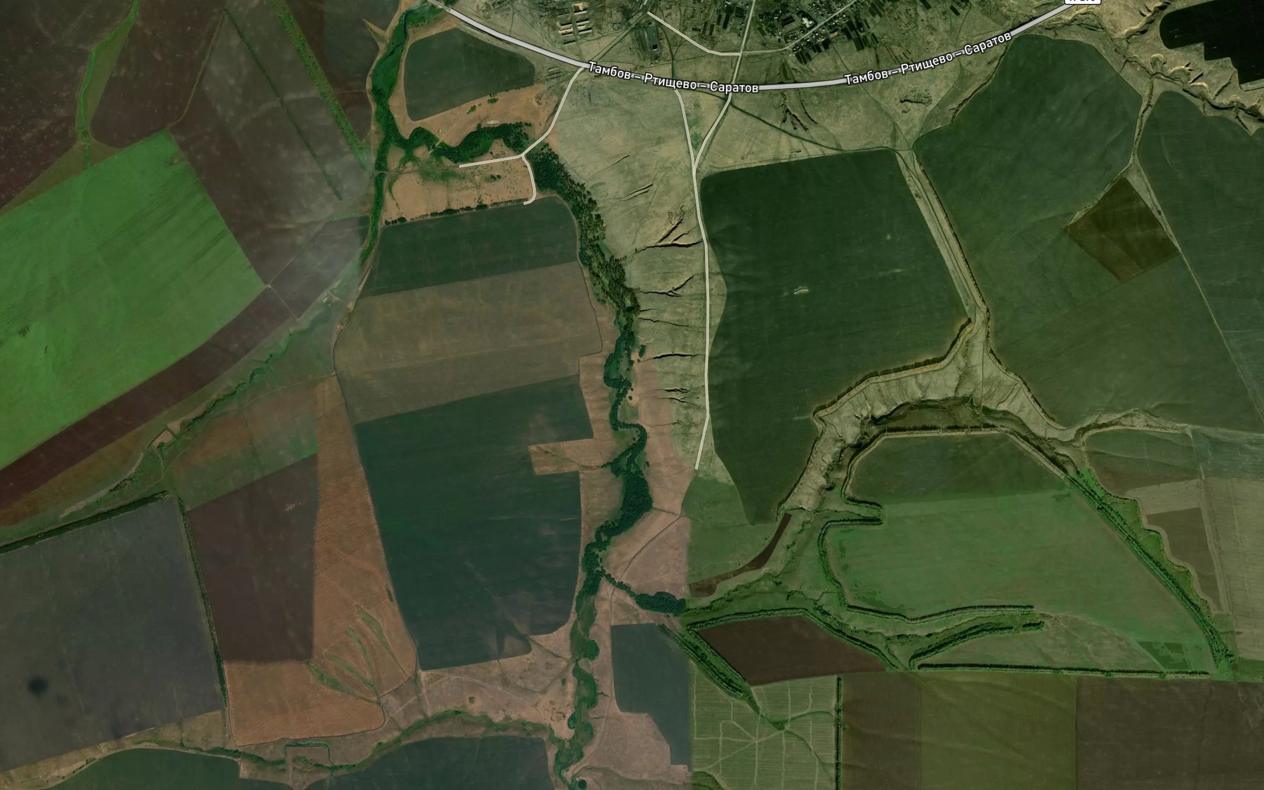 Satellite map of the Ovrag Aleshin