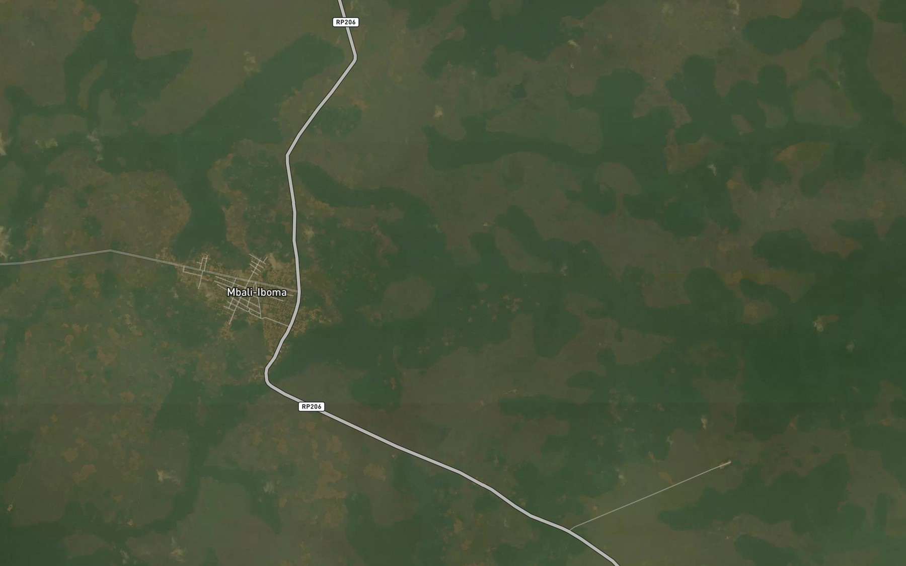 Satellite map of the Ntama