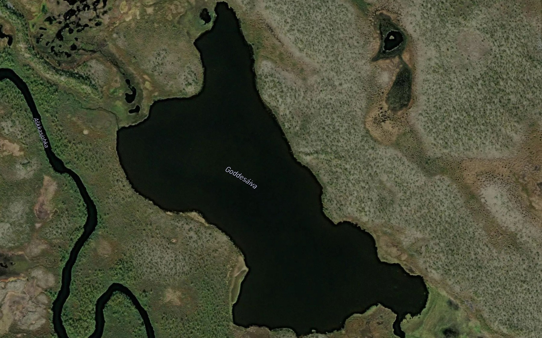 Satellite map of the Gaddesaiva