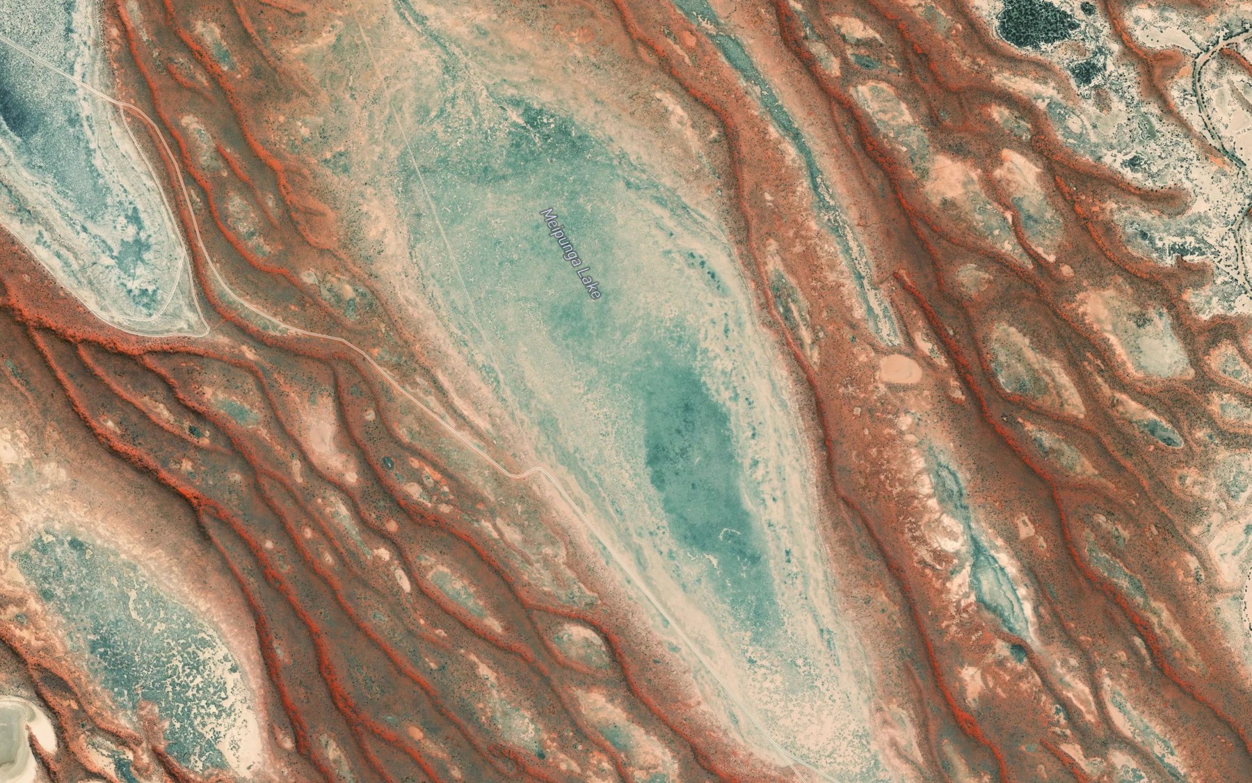 Satellite map of the Melpunga Lake