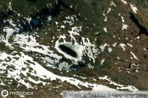 Satellite map of the Simavatnet