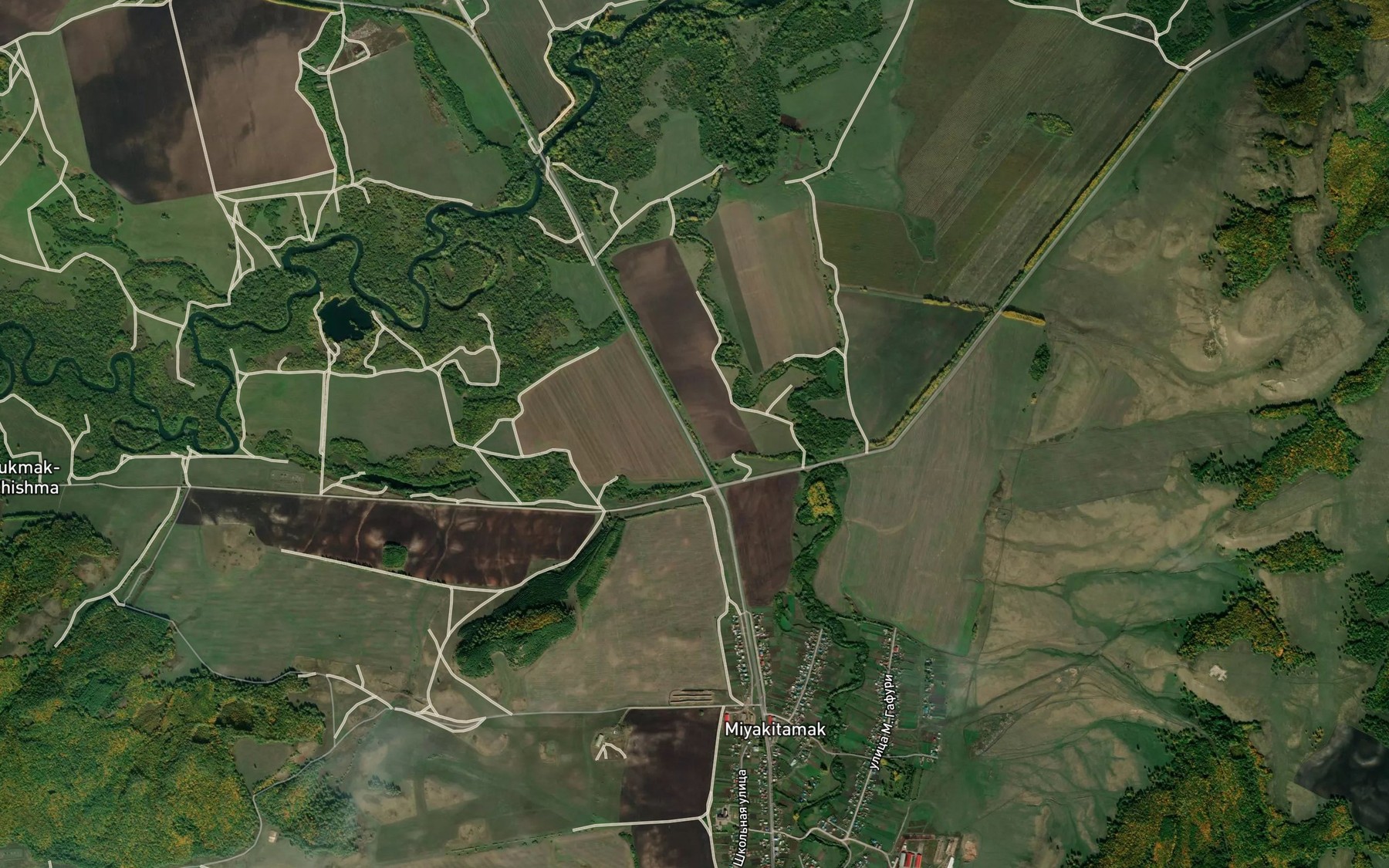 Satellite map of the Miyaki