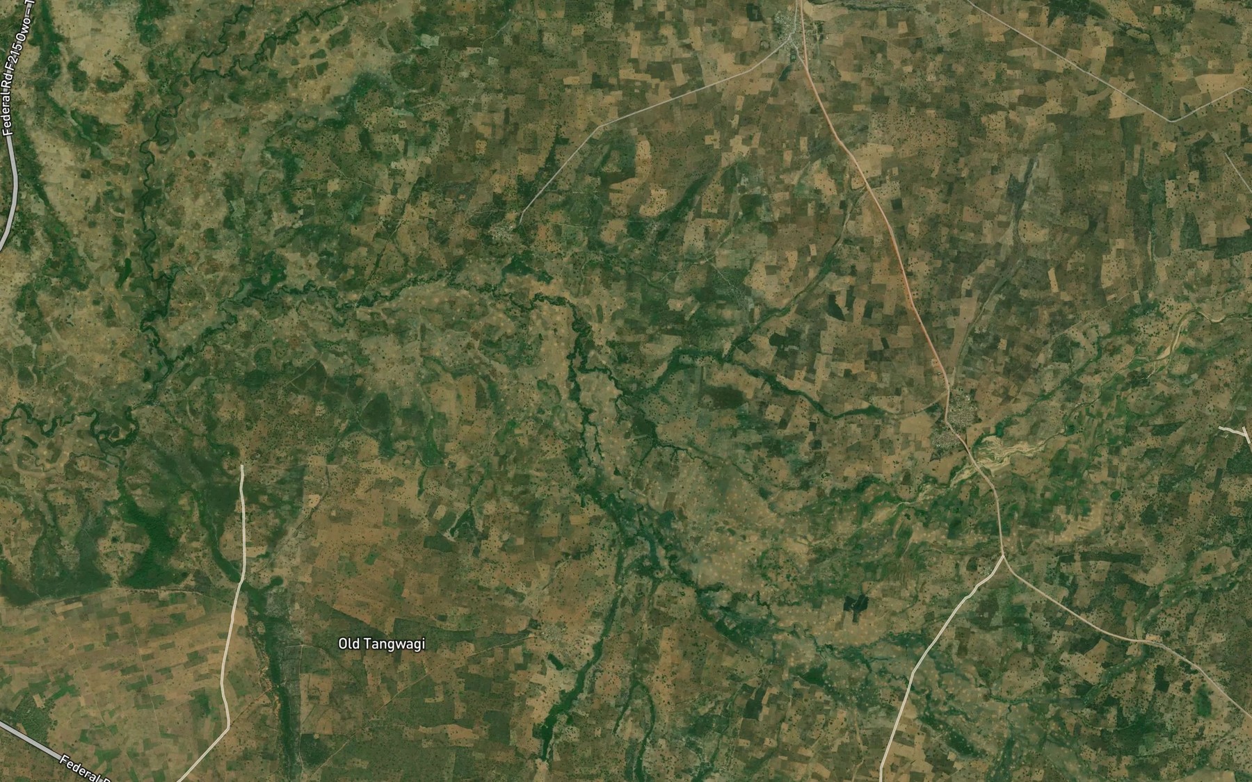 Satellite map of the River Kashikota