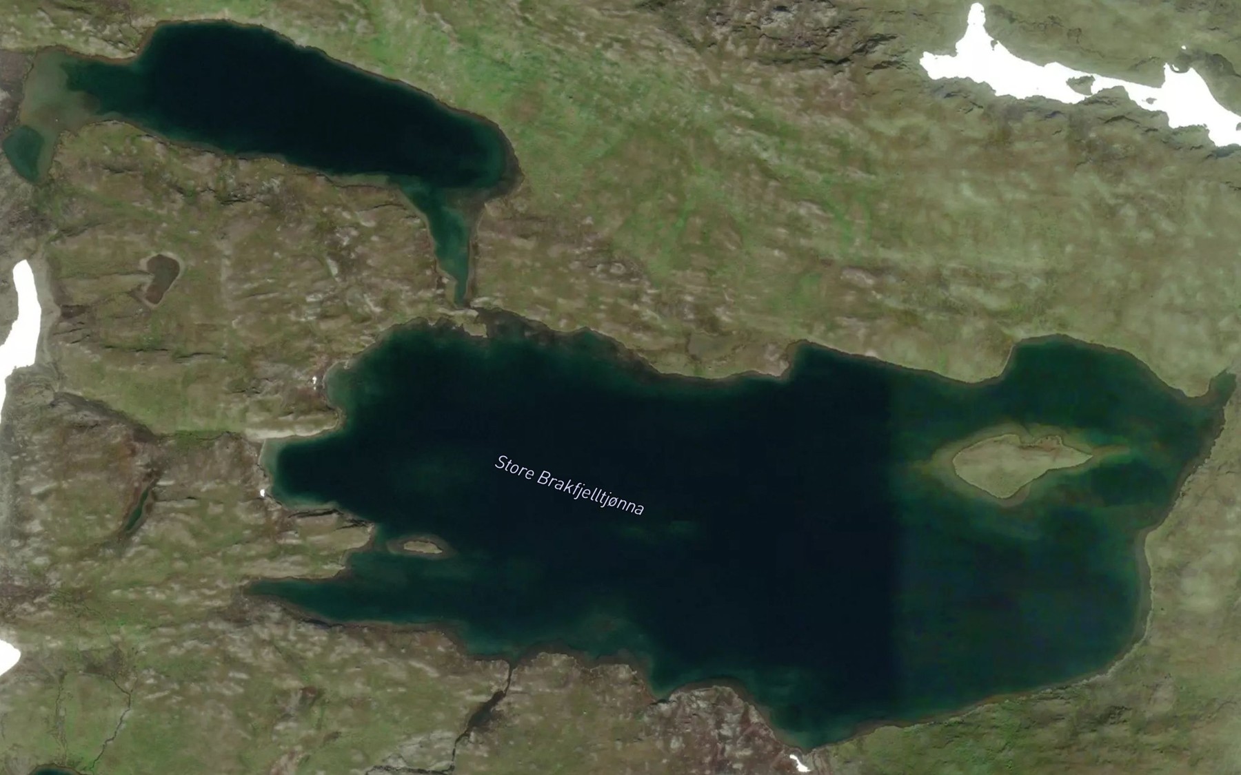 Satellite map of the Store Brakfjelltjornan