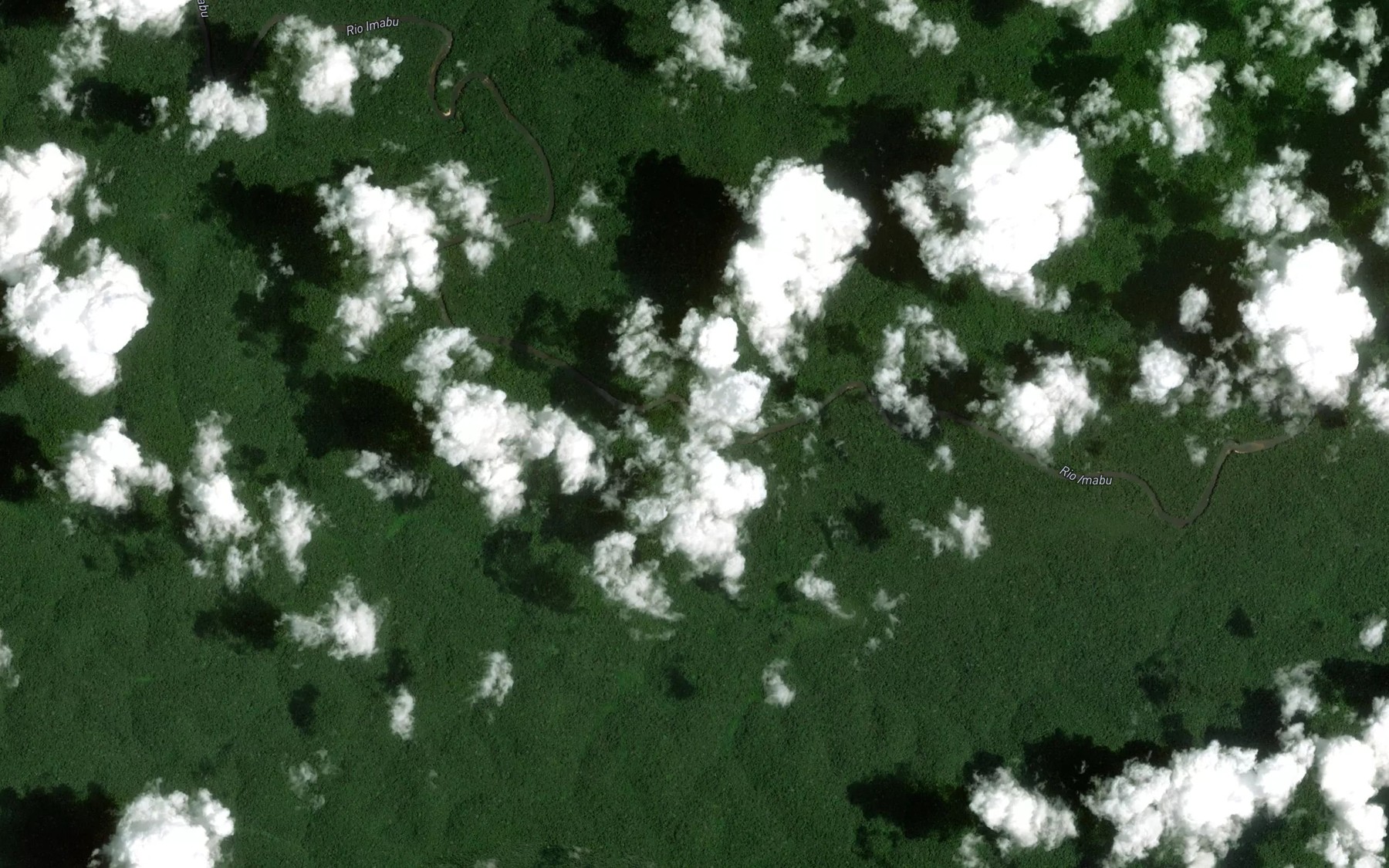 Satellite map of the Igarape Pavao