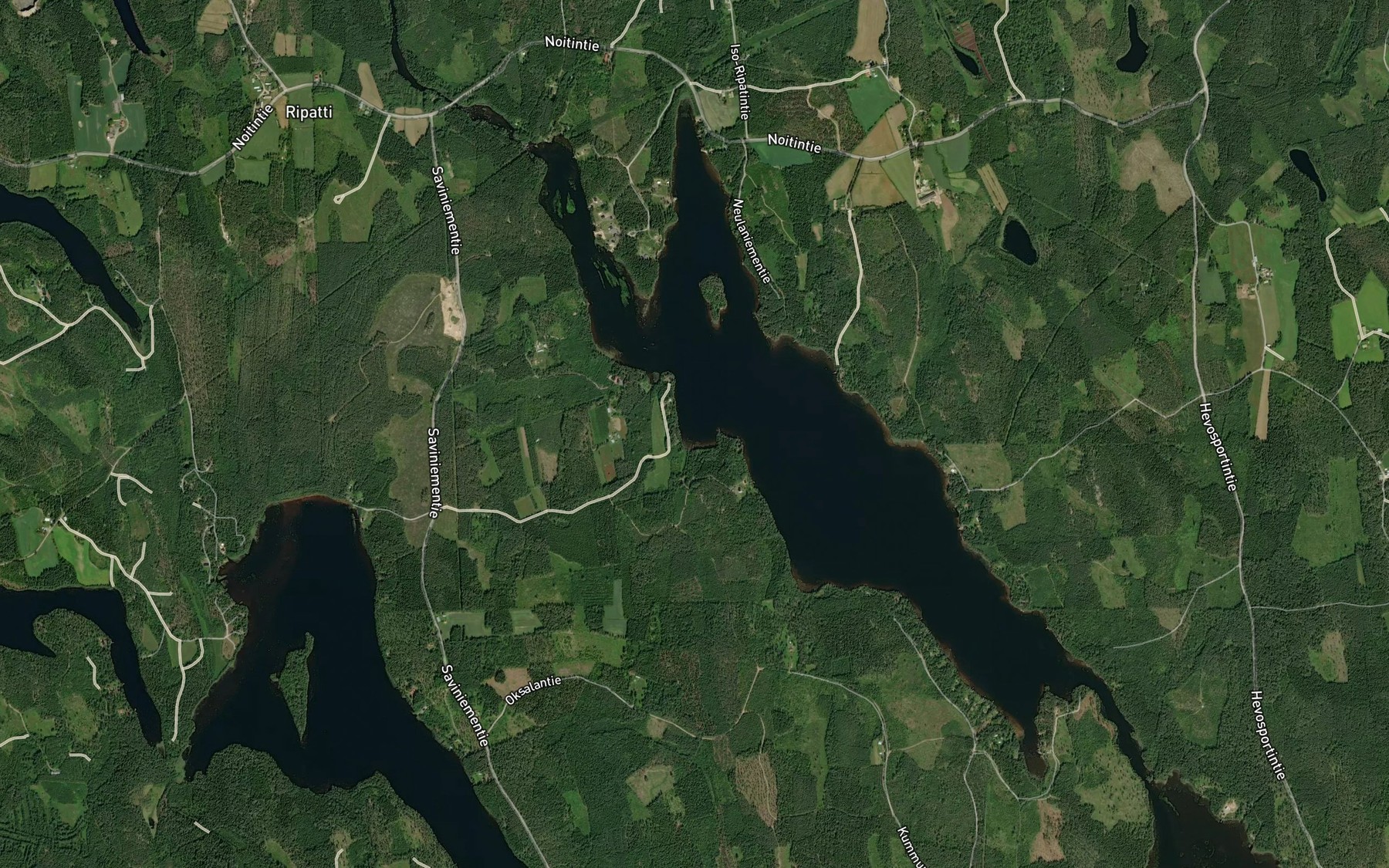 Satellite map of the Yosyvanlahti