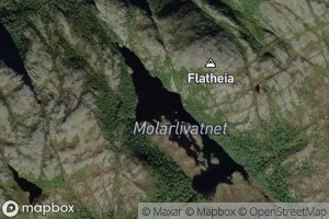 Satellite map of the Molarlivatnet