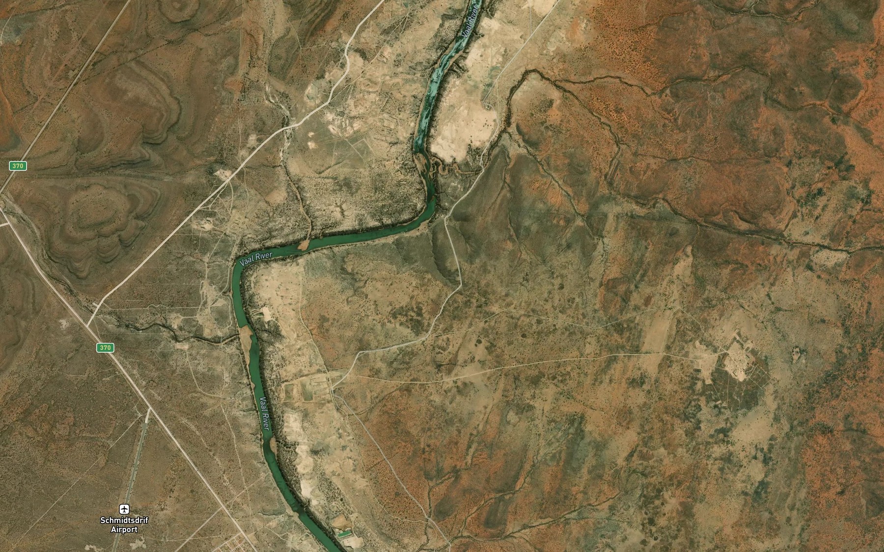 Satellite map of the Klein-Riet