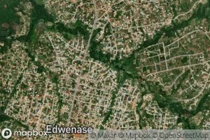 Satellite map of the Asuensu