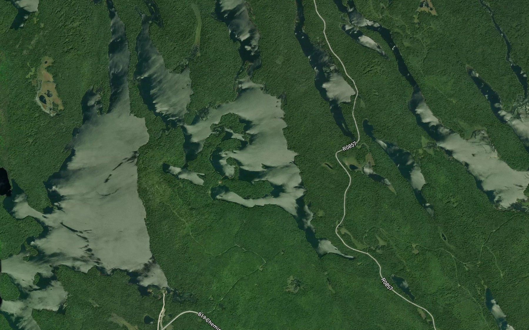 Satellite map of the Lac Desquerac