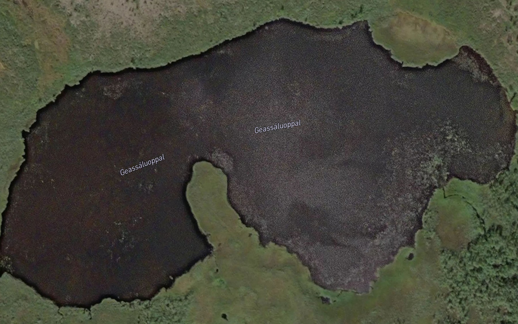 Satellite map of the Gaessaluobbal