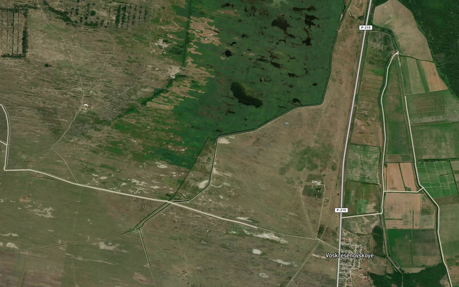 Satellite map of the Ozero Solenoye