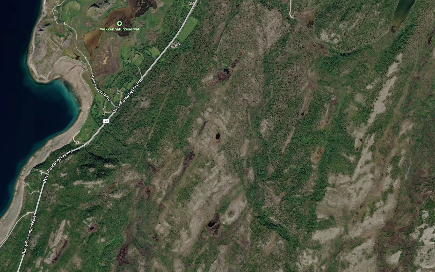 Satellite map of the Soronpaeaelysjaervi
