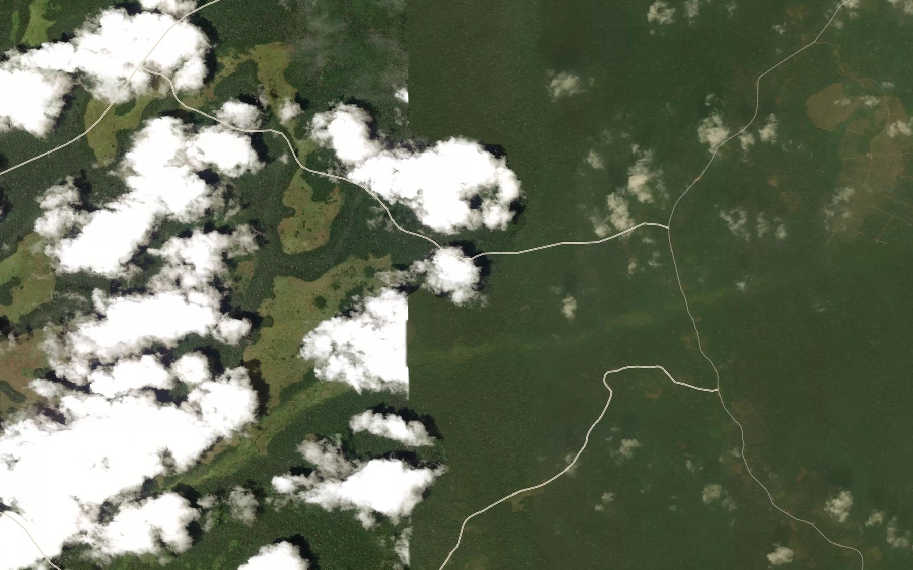 Satellite map of the Loune