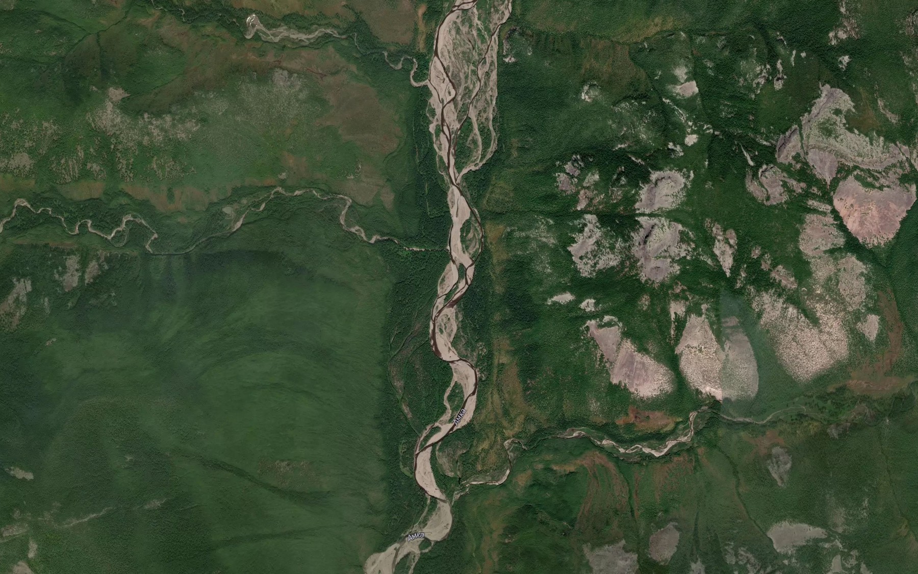 Satellite map of the Spokoynyy