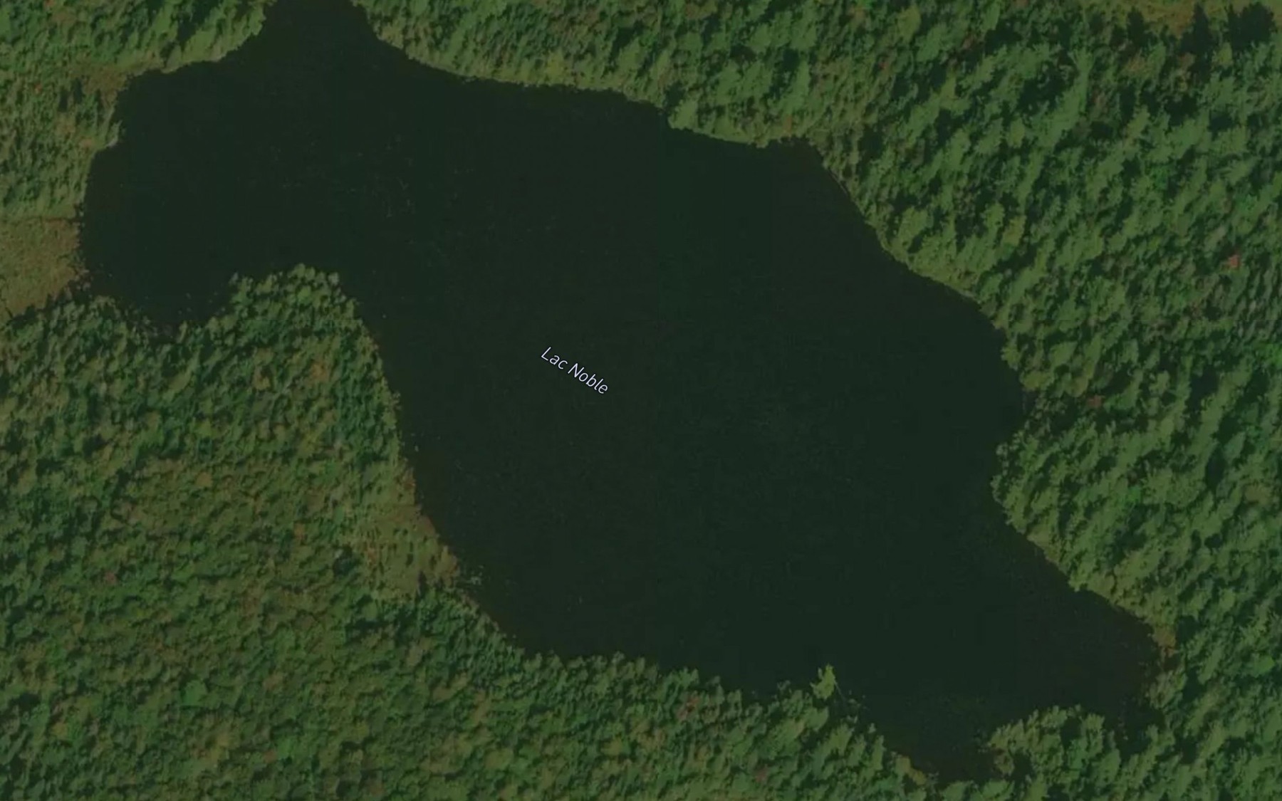 Satellite map of the Lac Noble
