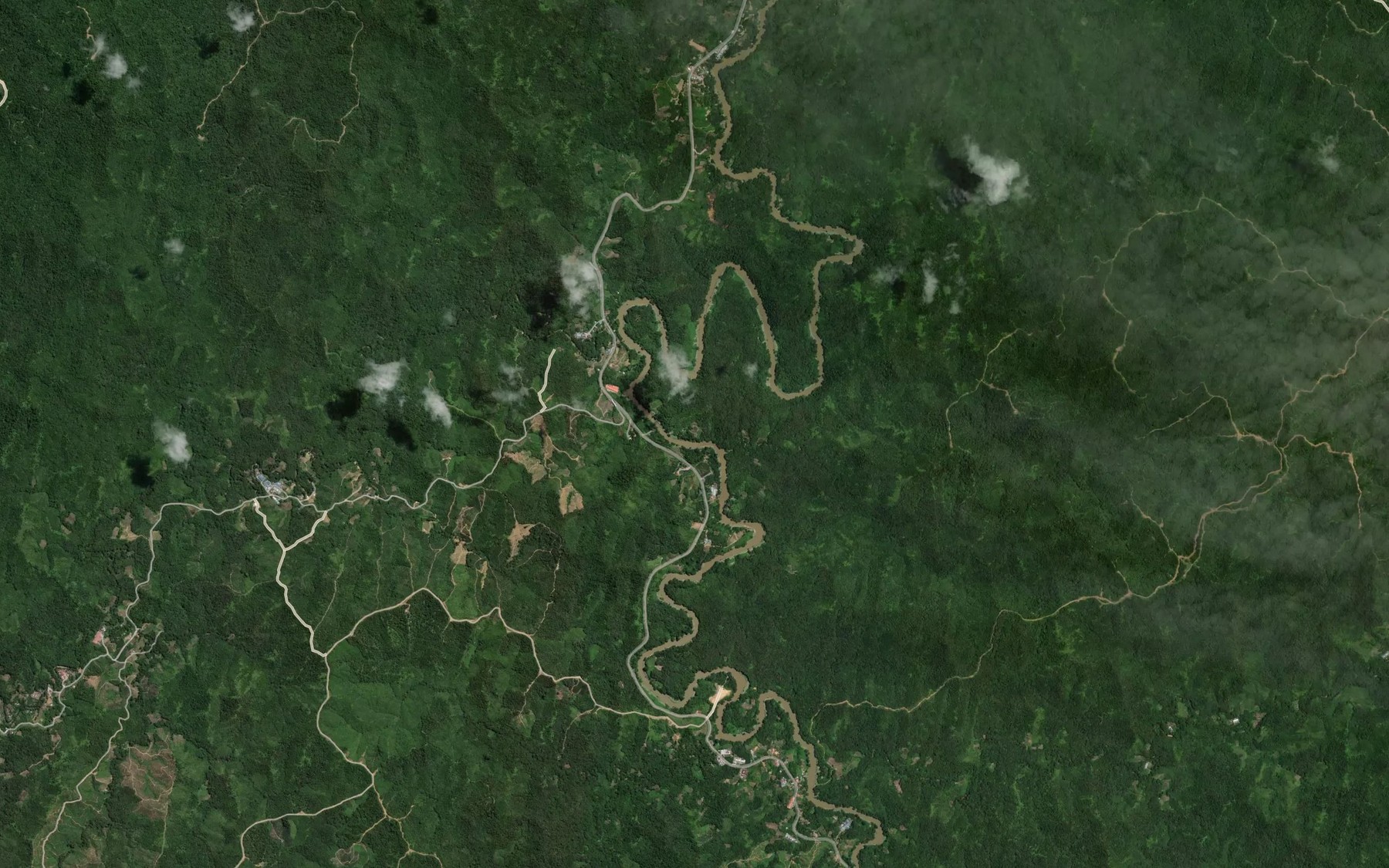 Satellite map of the Tanjong Sioh