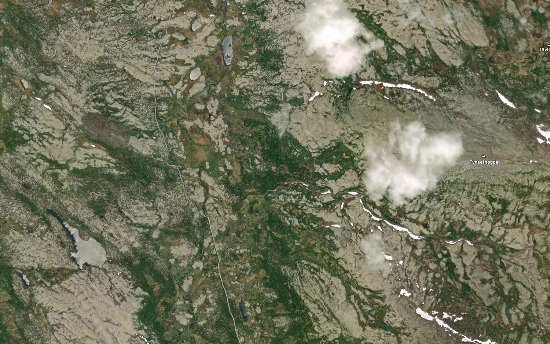 Satellite map of the Saetretjonna
