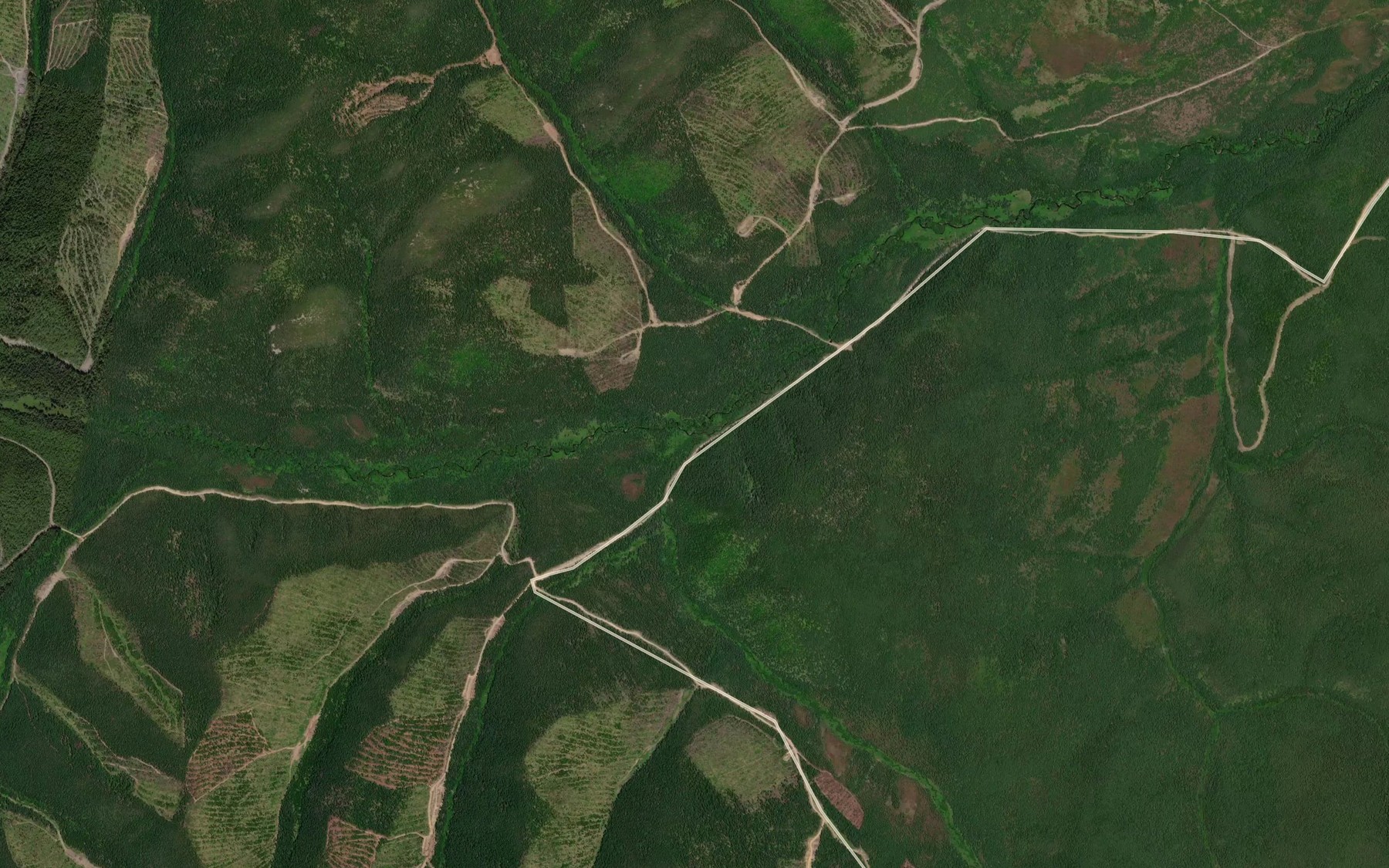 Satellite map of the Malaya Pil'da