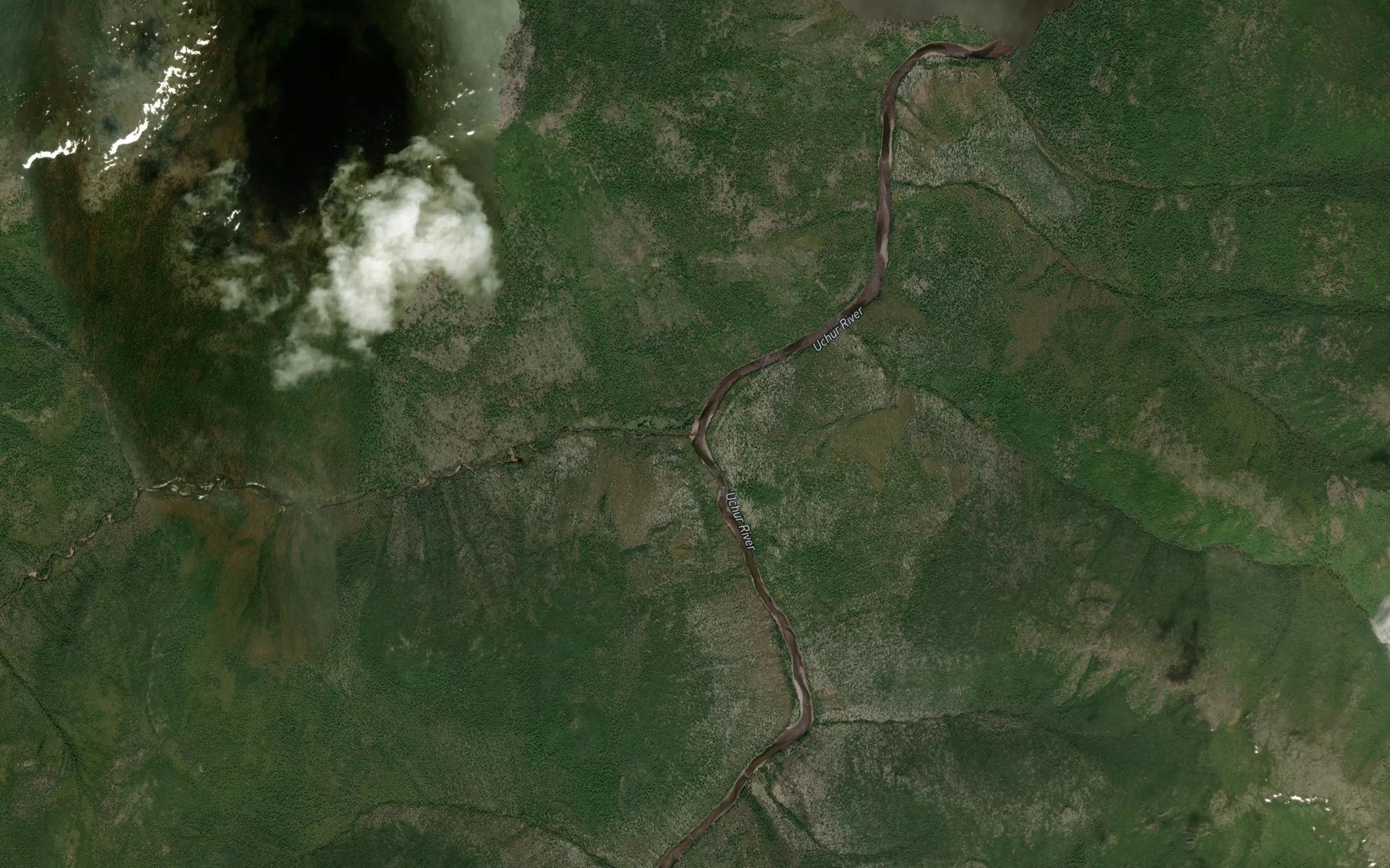 Satellite map of the Bystraya