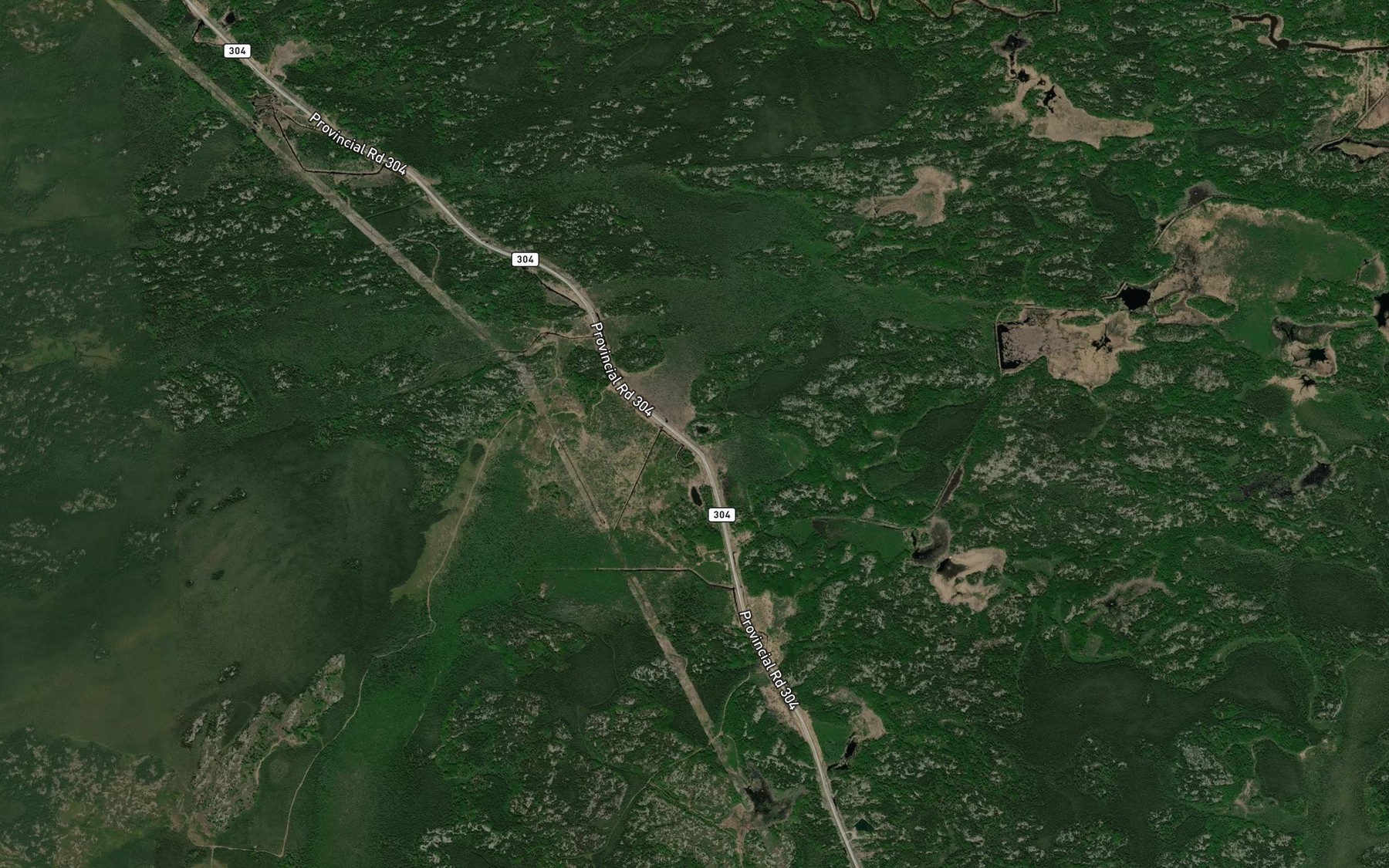 Satellite map of the O'Hanly Pond