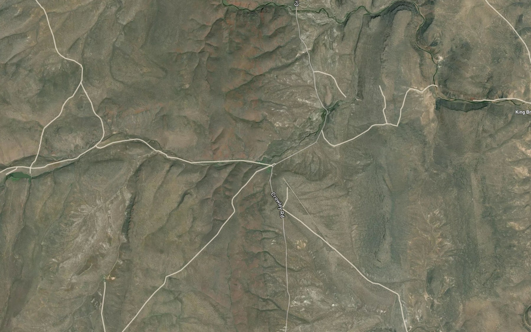 Satellite map of the Skull Spring