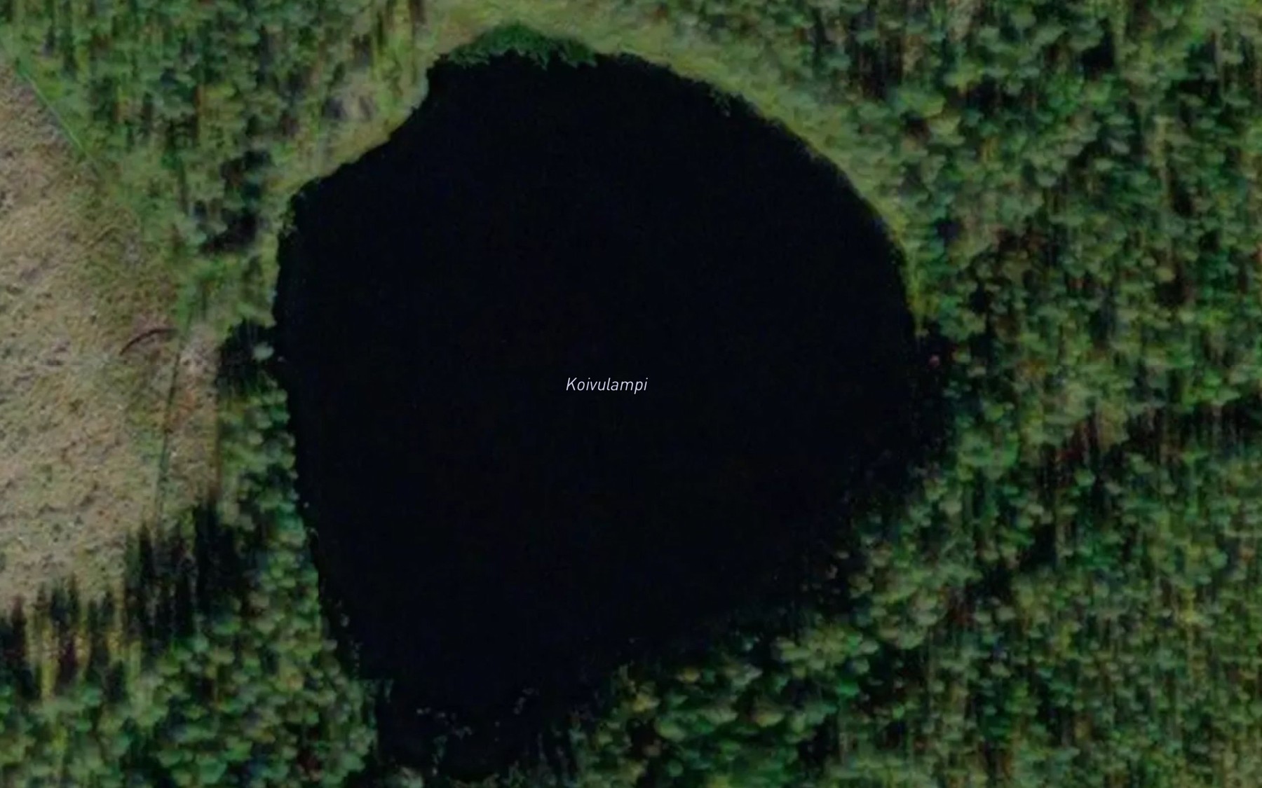 Satellite map of the Koivulampi