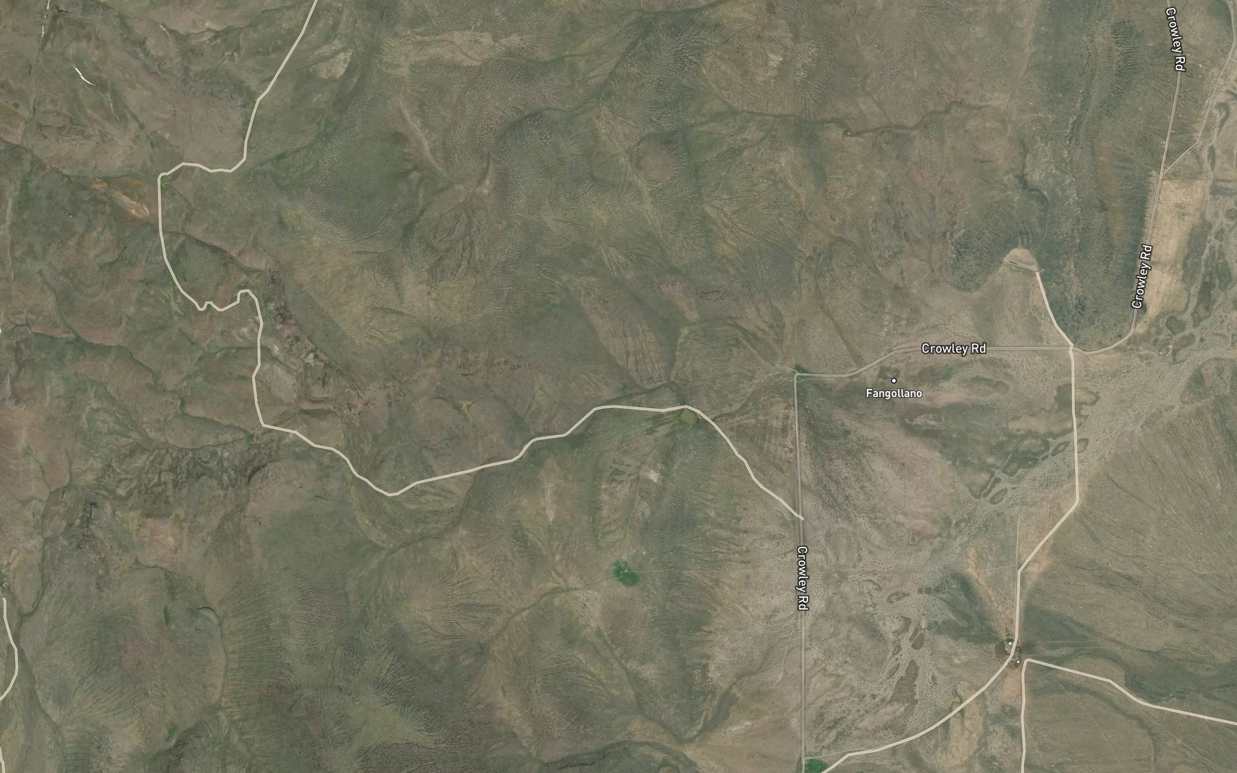 Satellite map of the Corless Spring