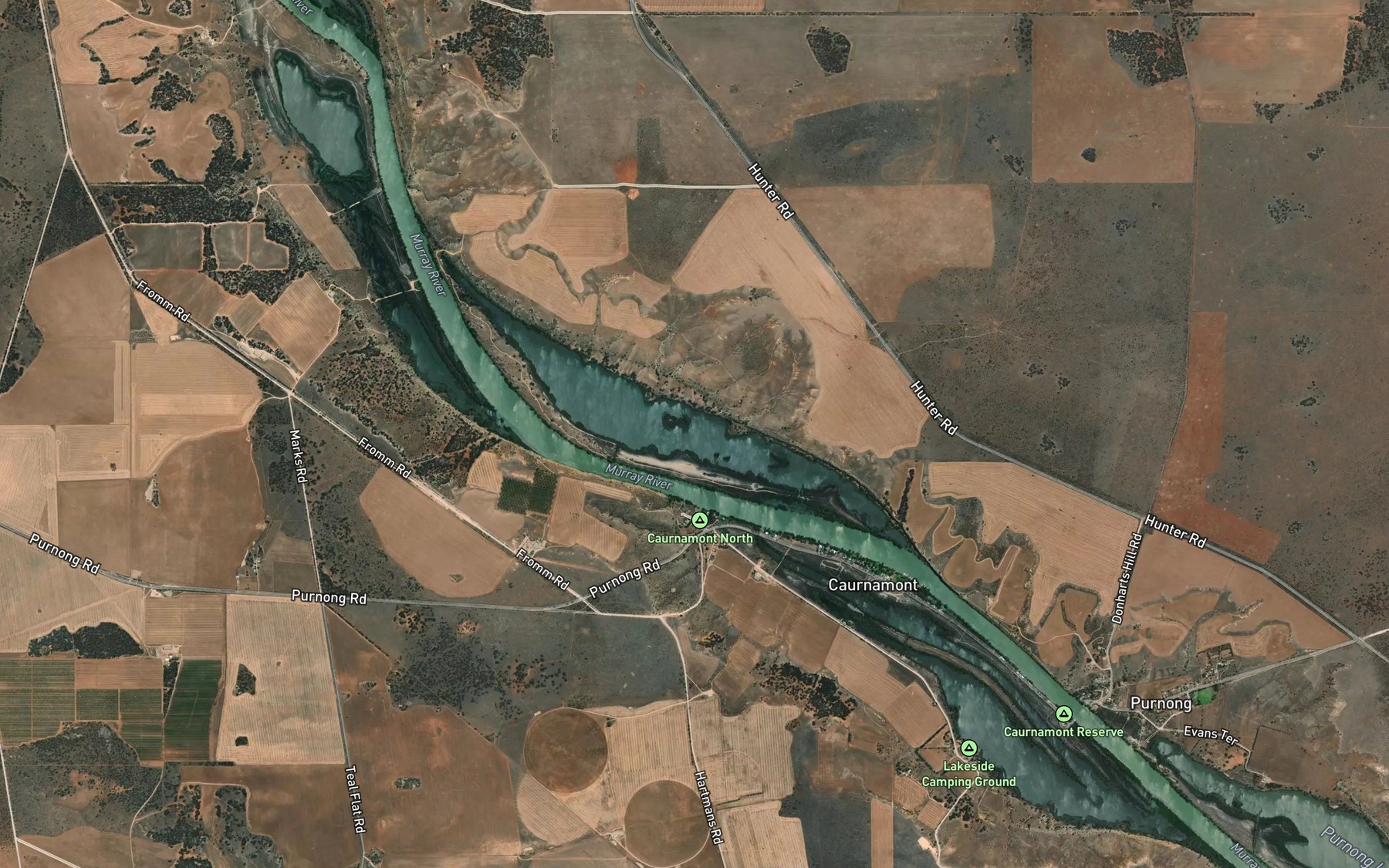 Satellite map of the Tapoo Lagoon