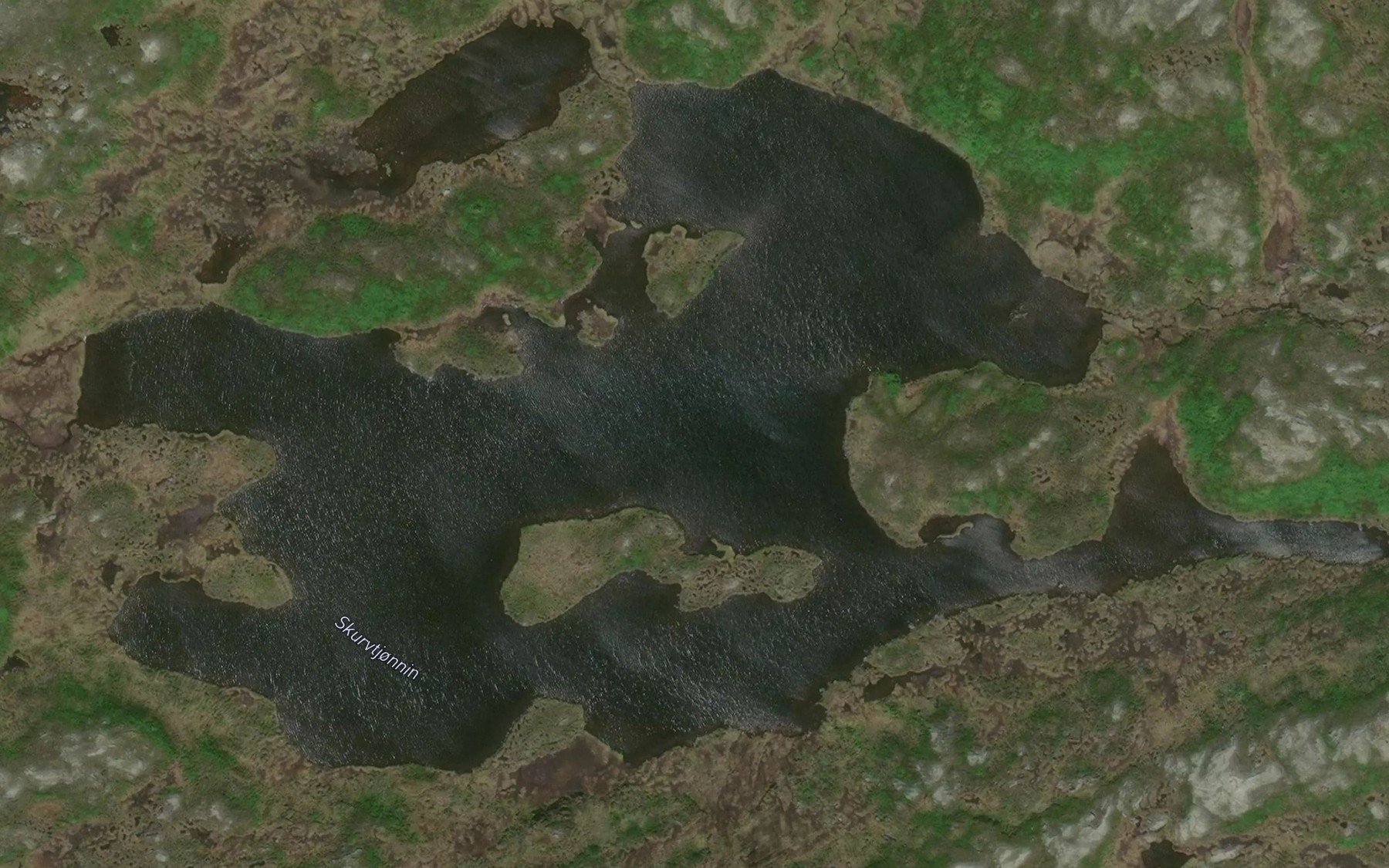 Satellite map of the Skurvtjornin