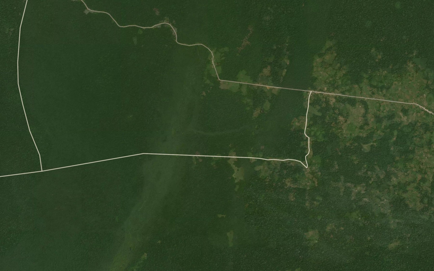 Satellite map of the Ouangon