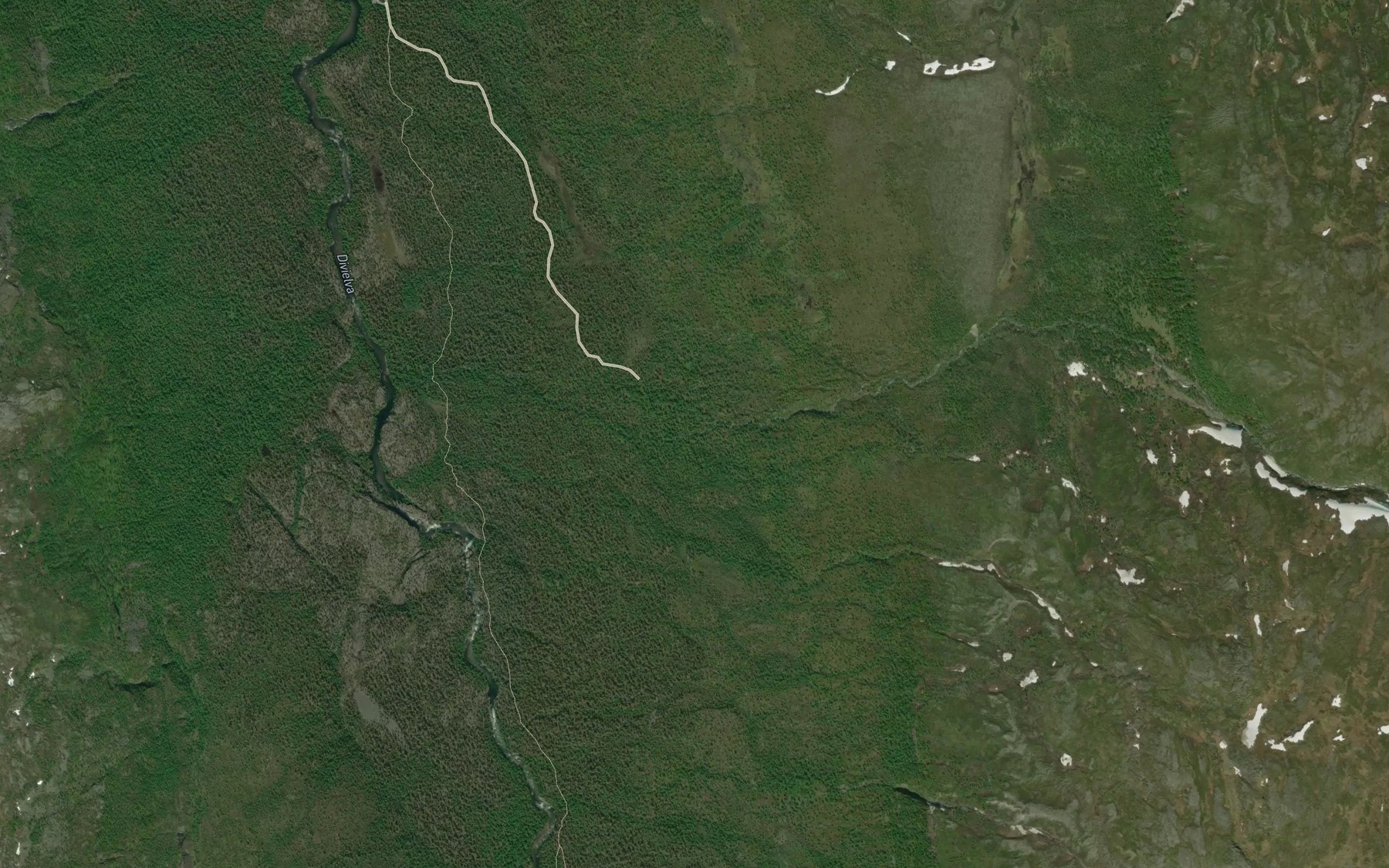Satellite map of the Hagembekken