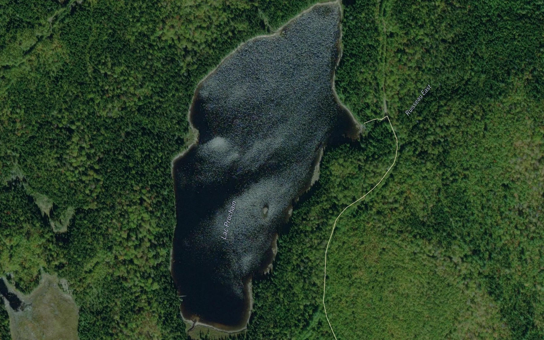 Satellite map of the Lac Prochain