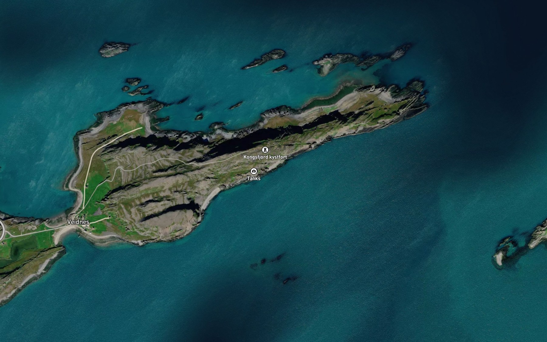 Satellite map of the Oterstokken