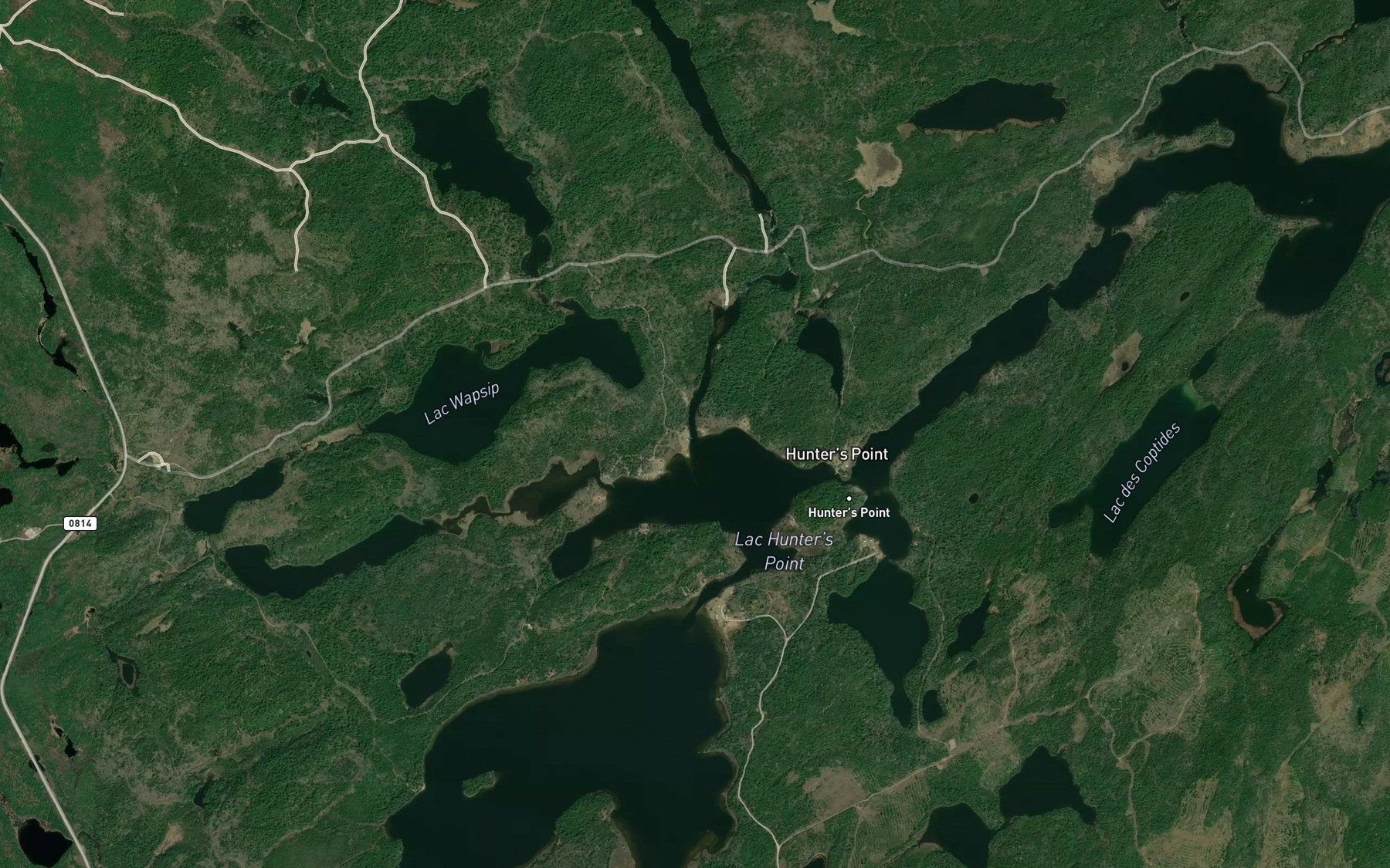 Satellite map of the Riviere Ostaboningue