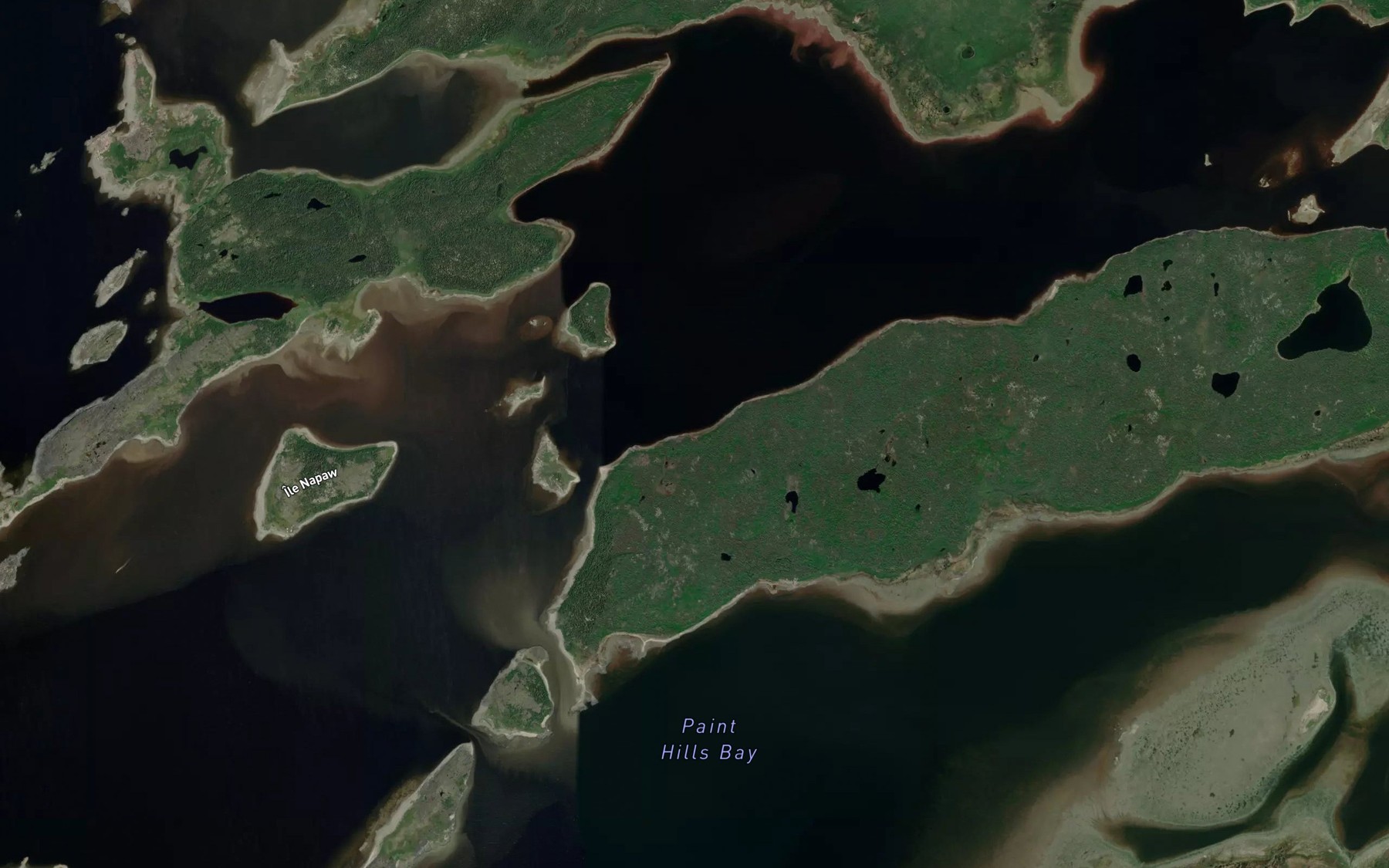 Satellite map of the Anse Achahakawaytikw