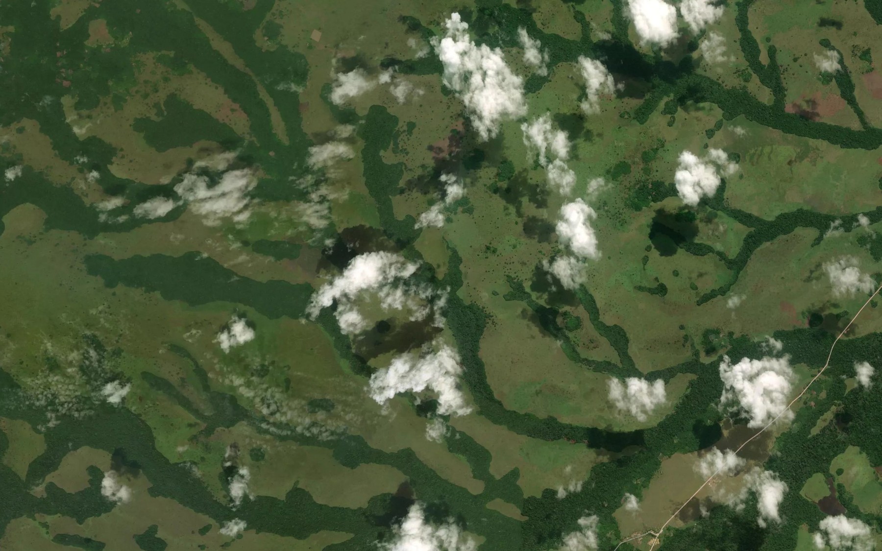 Satellite map of the Mbaga