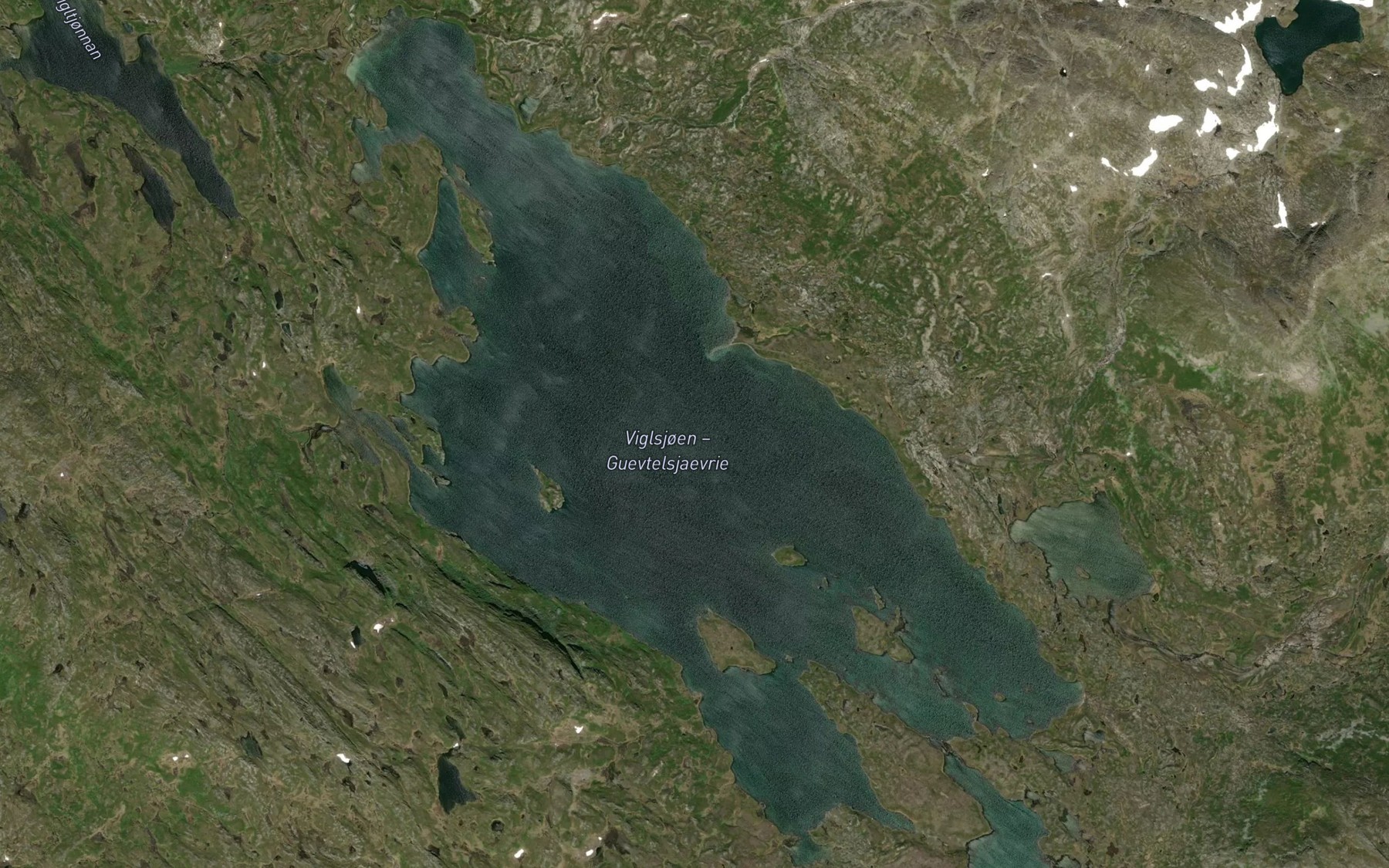 Satellite map of the Guevtelsjaevrie
