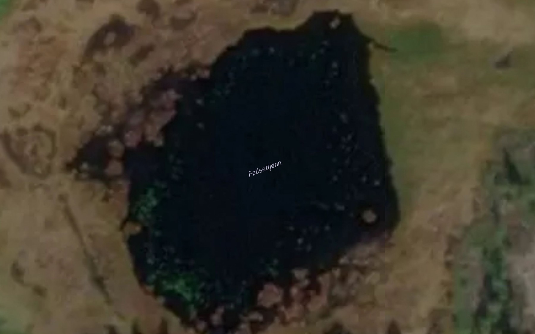 Satellite map of the Follsettjonn