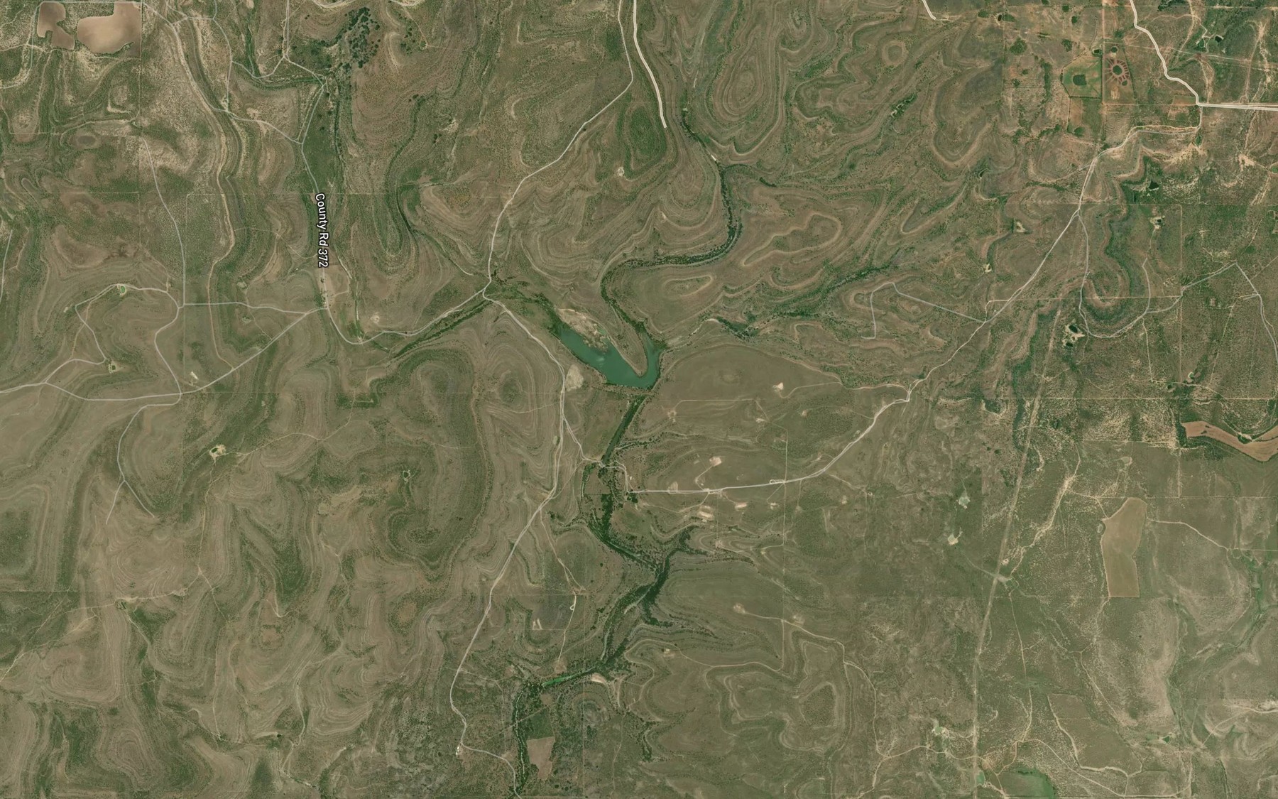 Satellite map of the Soil Conservation Service Site 5a Reservoir