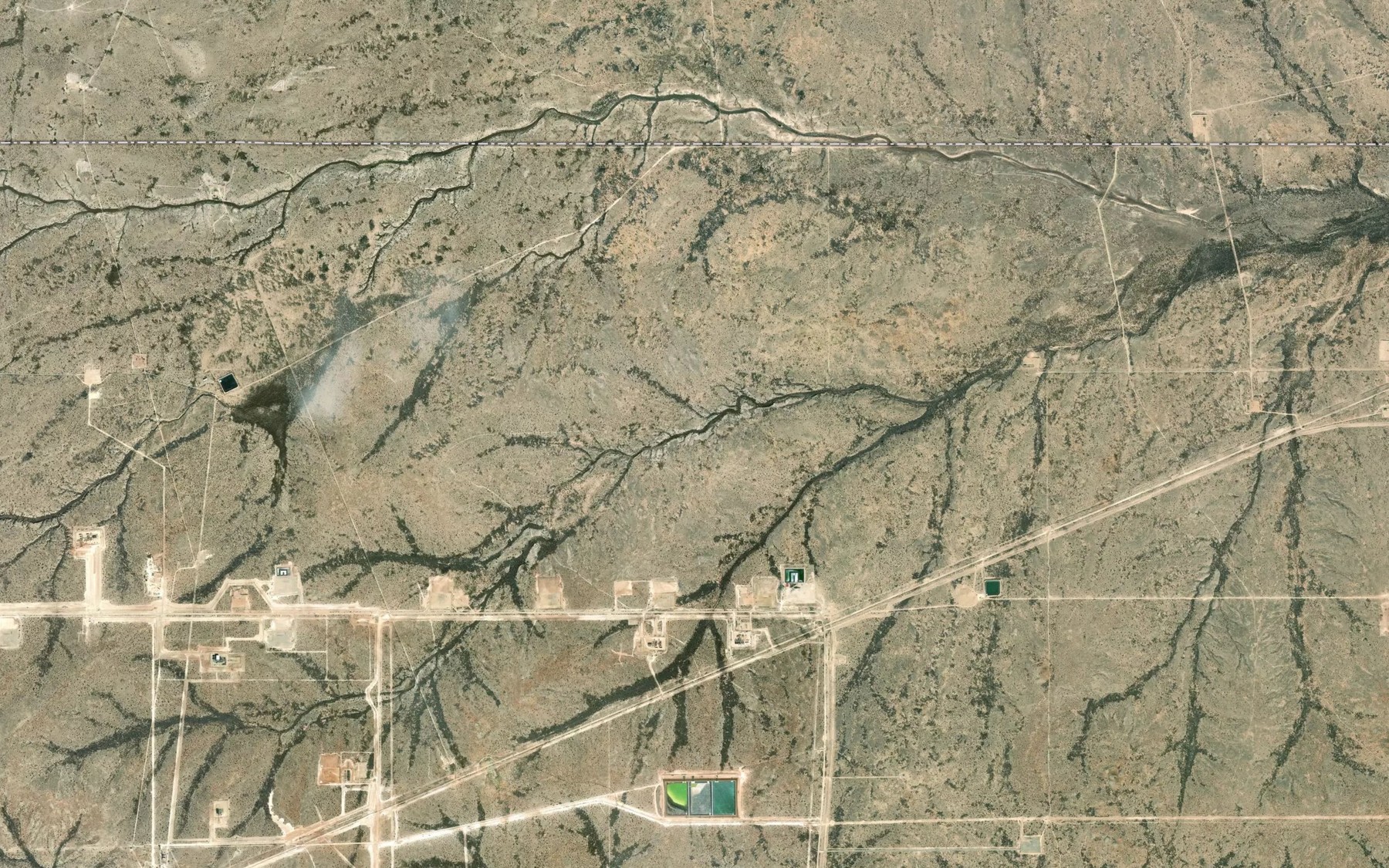 Satellite map of the Box Springs
