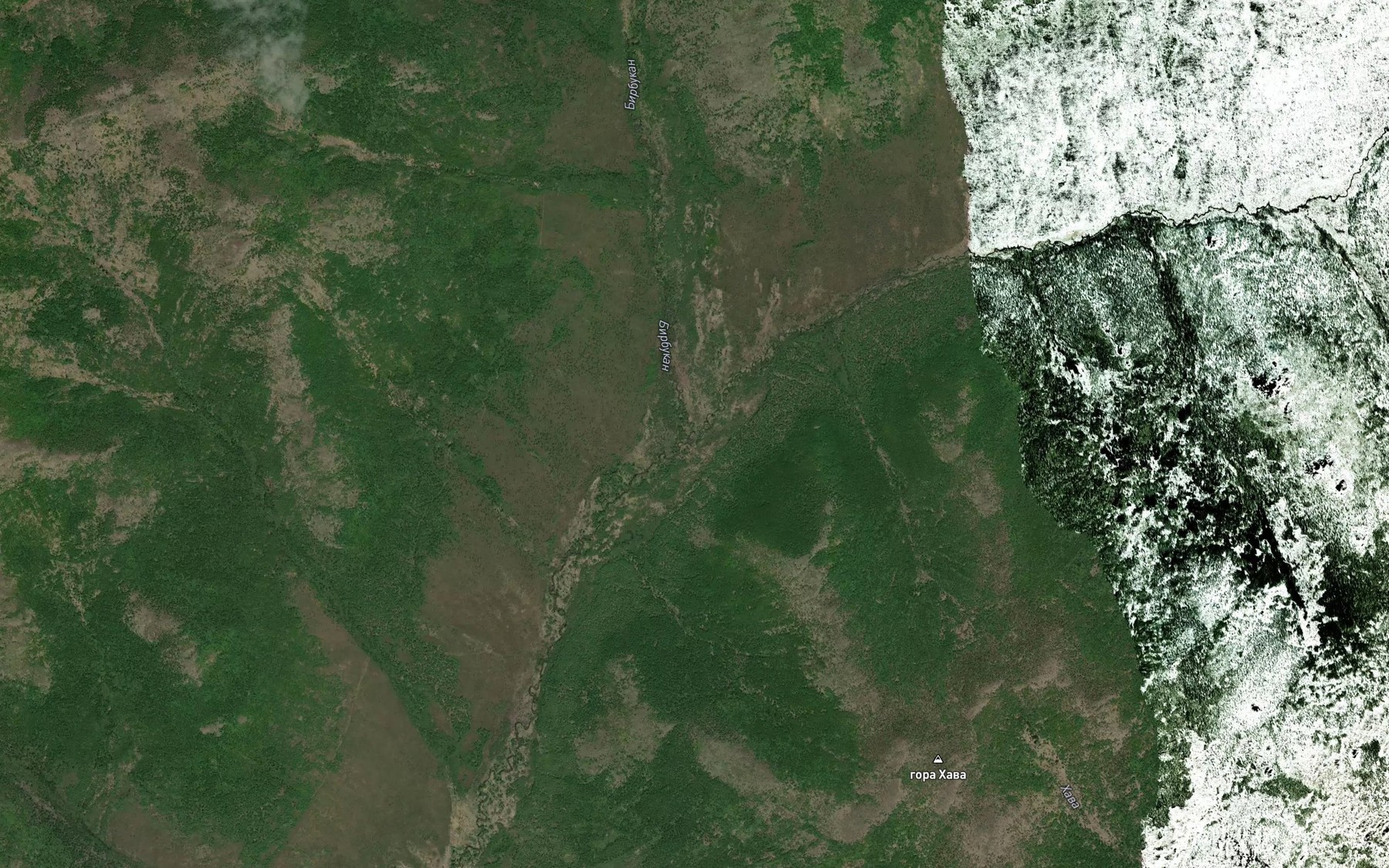 Satellite map of the Khitryy