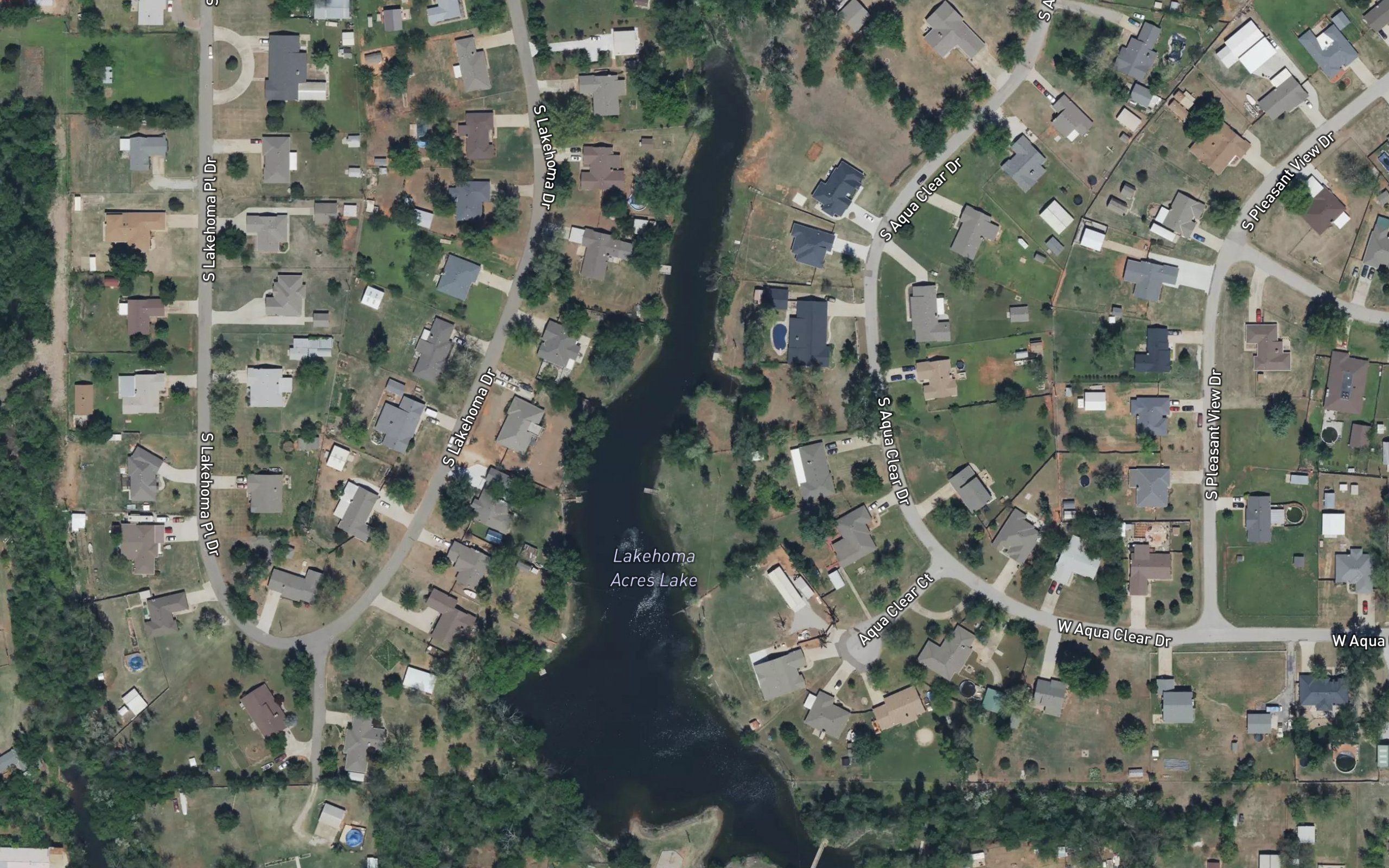 Lakehoma Acres Lake