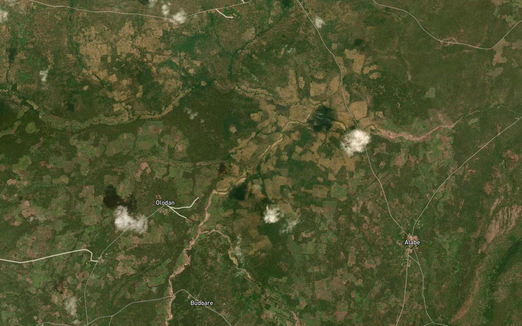 Satellite map of the RiverImu