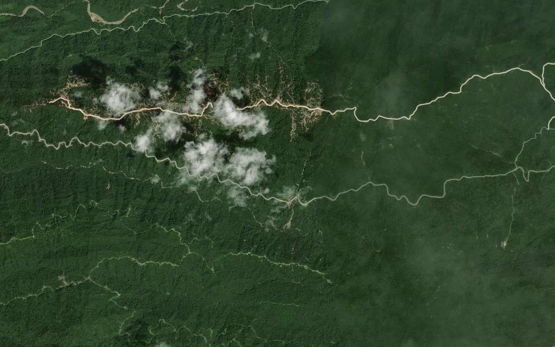 Satellite map of the Sungai Umpa