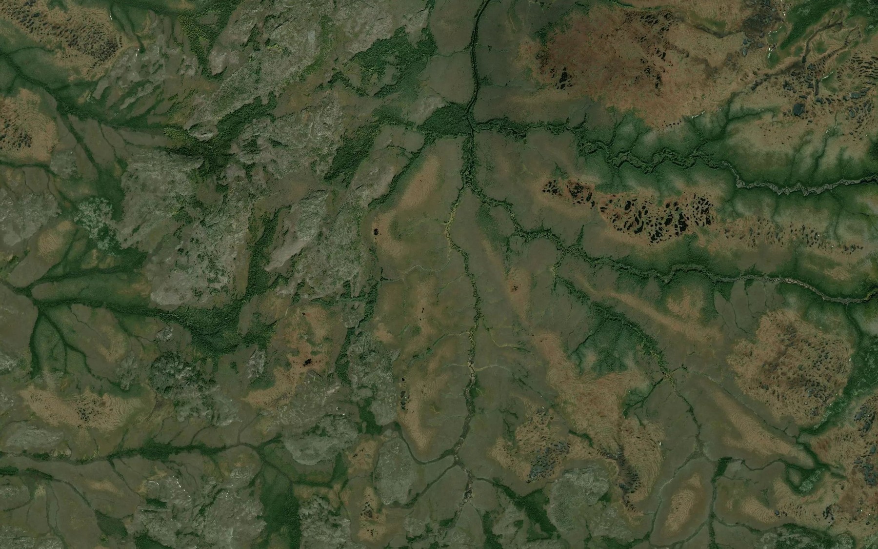 Satellite map of the Ruisseau Kayaistikwanuch