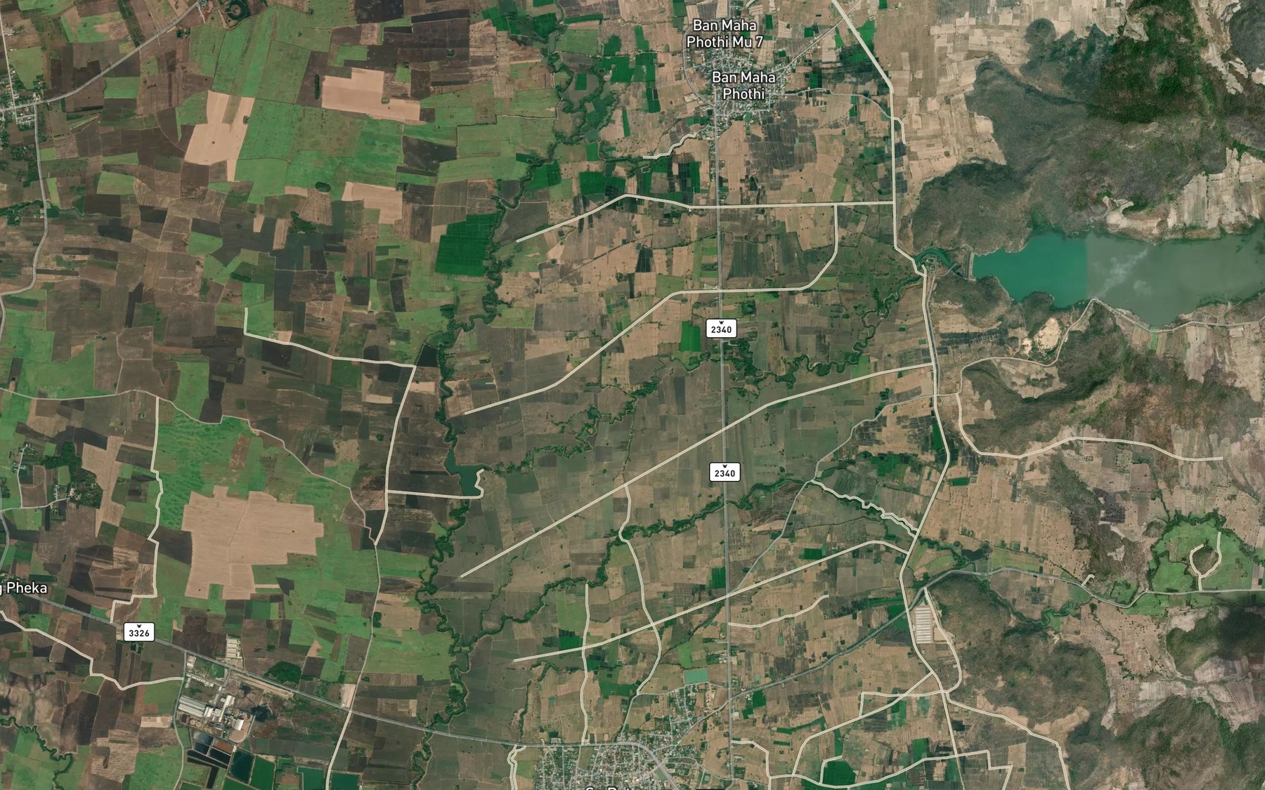 Satellite map of the Huai Yai
