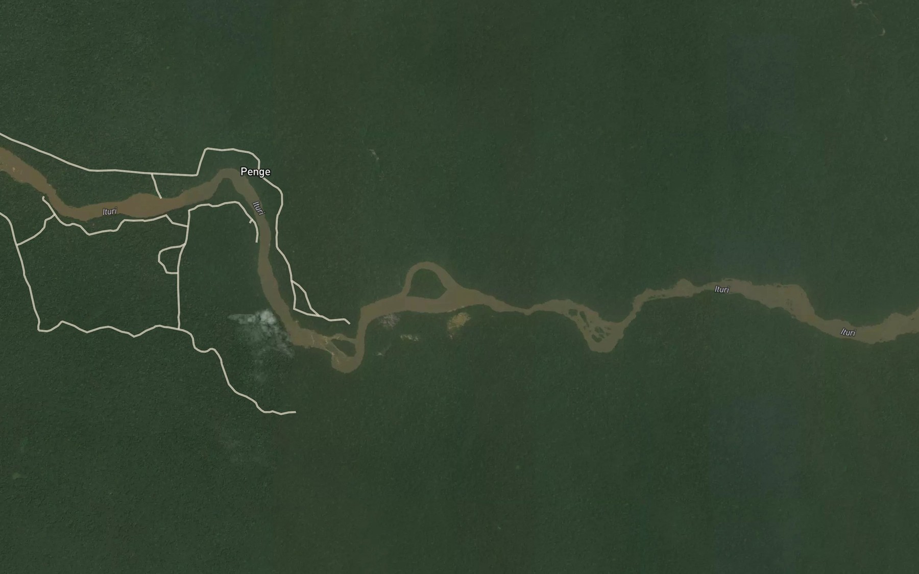 Satellite map of the Mapusa