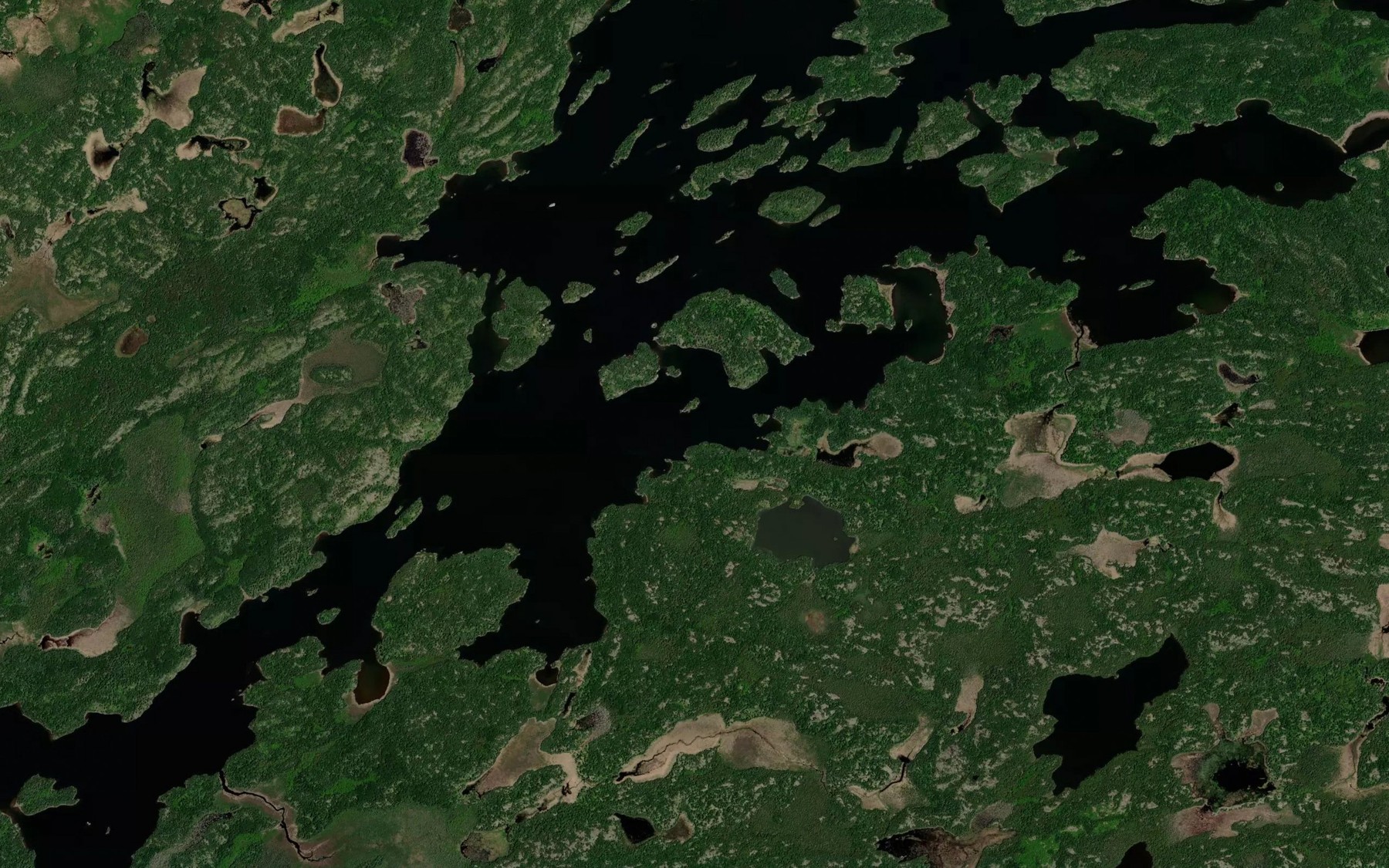 Satellite map of the Labyrinth Bay